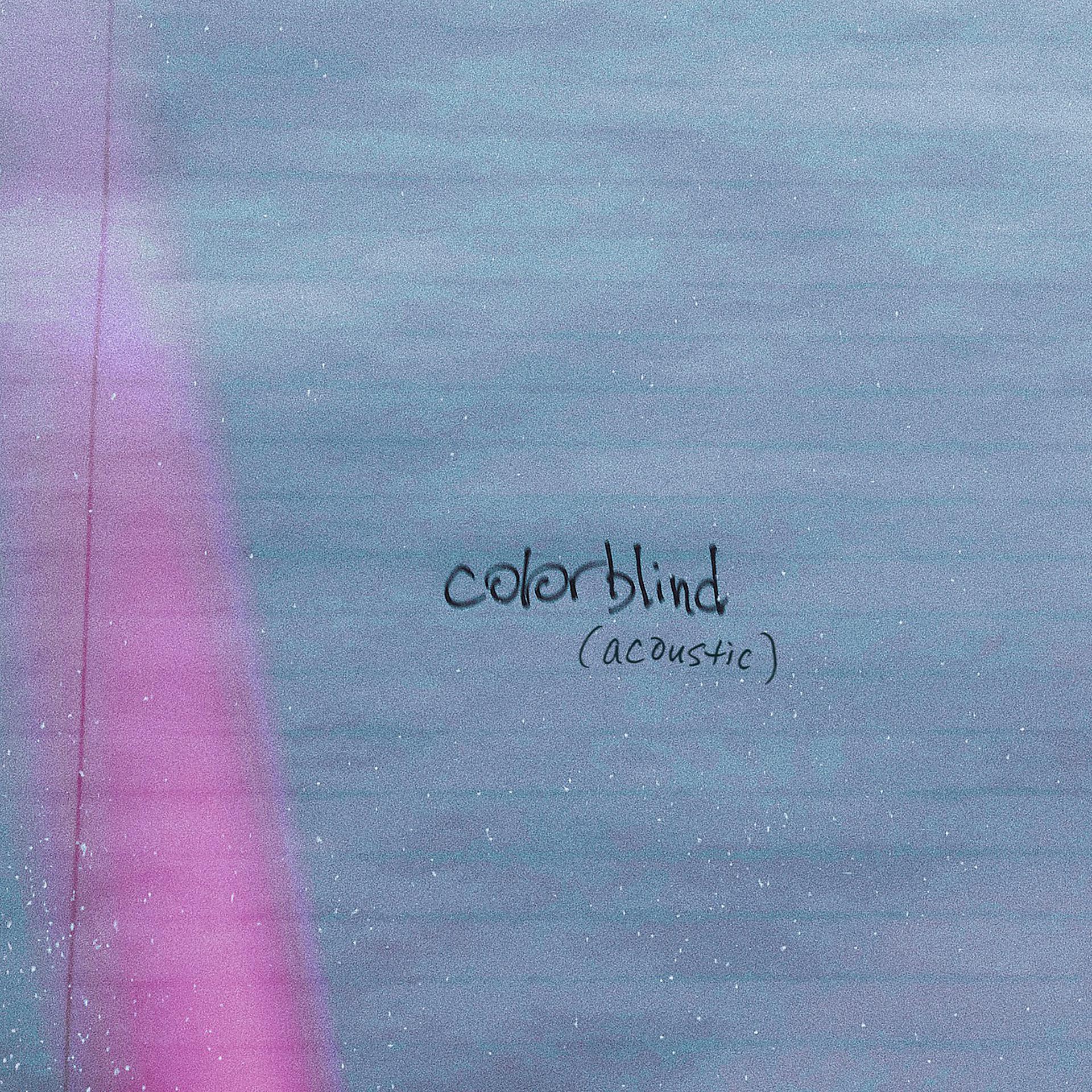 Постер альбома colorblind