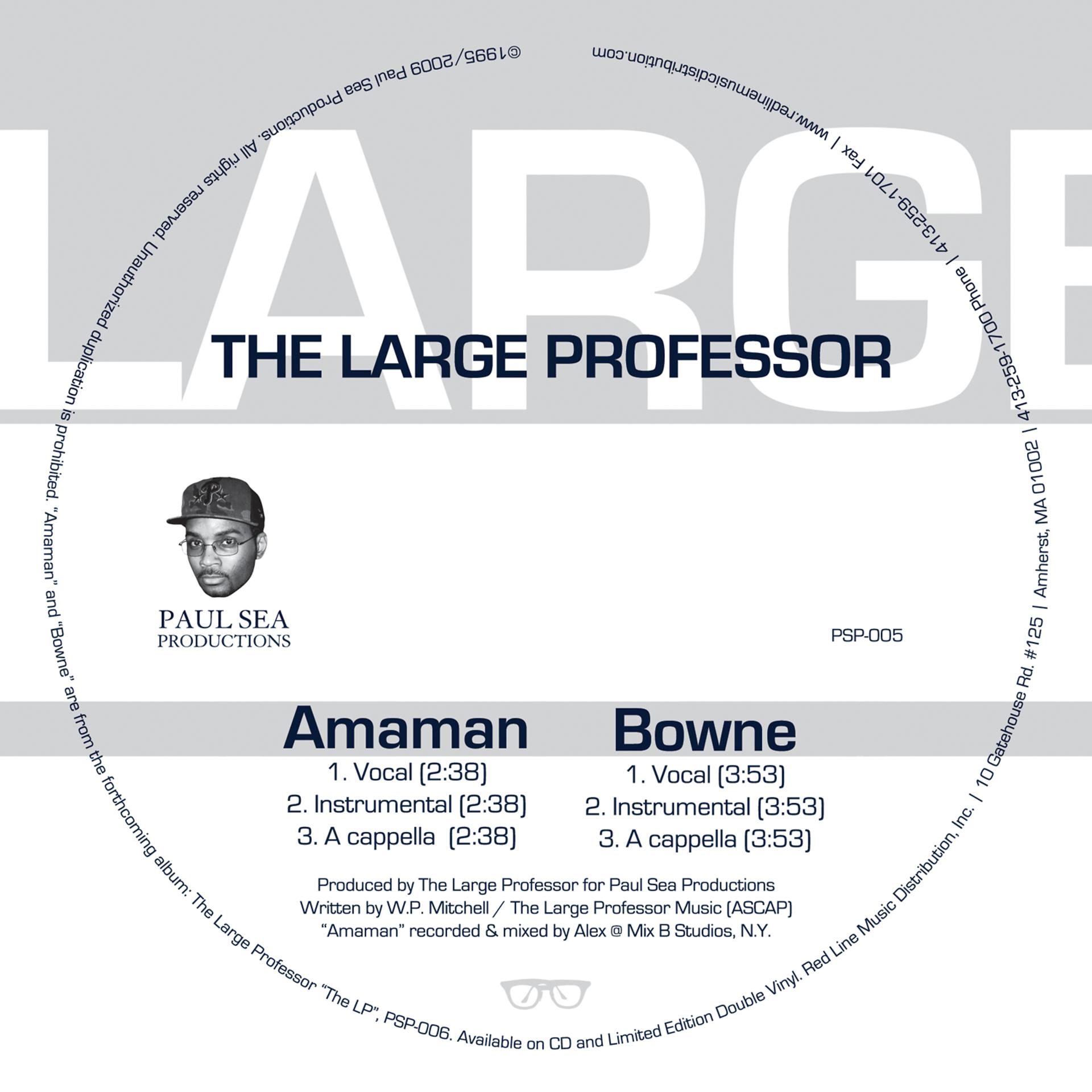 Постер альбома AMAMAN & BOWNE