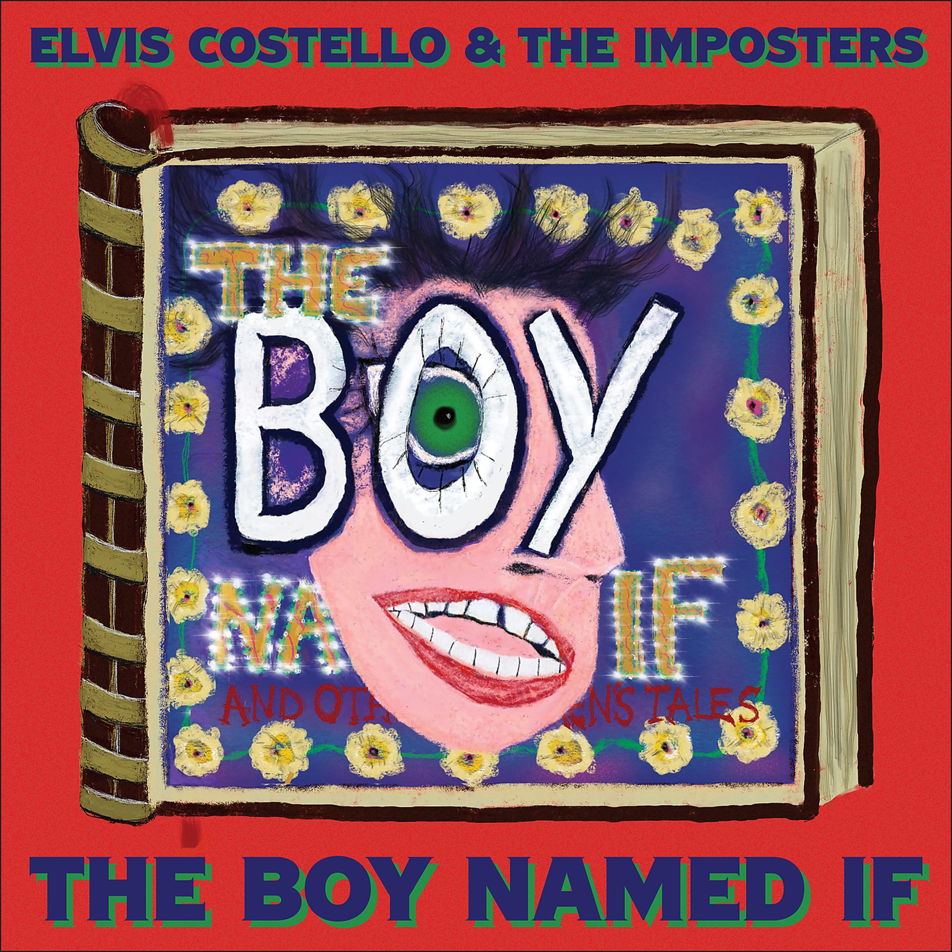 Постер к треку Elvis Costello, Imposters - Paint The Red Rose Blue