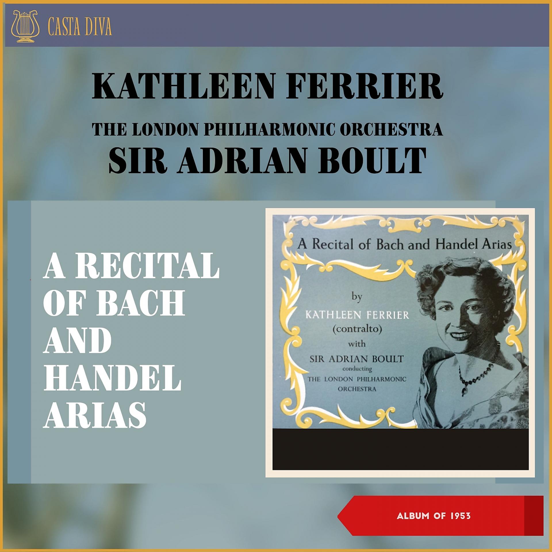 Постер альбома A Recital of Bach and Handel Arias