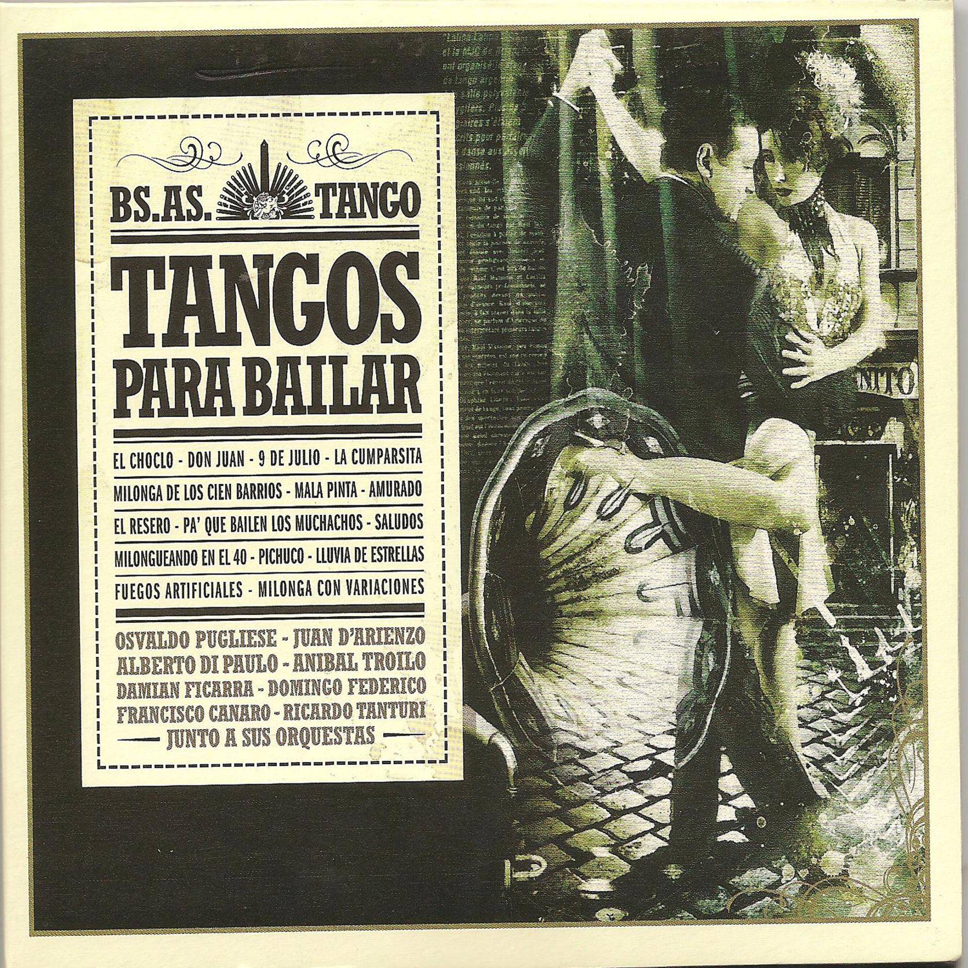 Постер альбома Tangos para bailar - Bs As Tango -