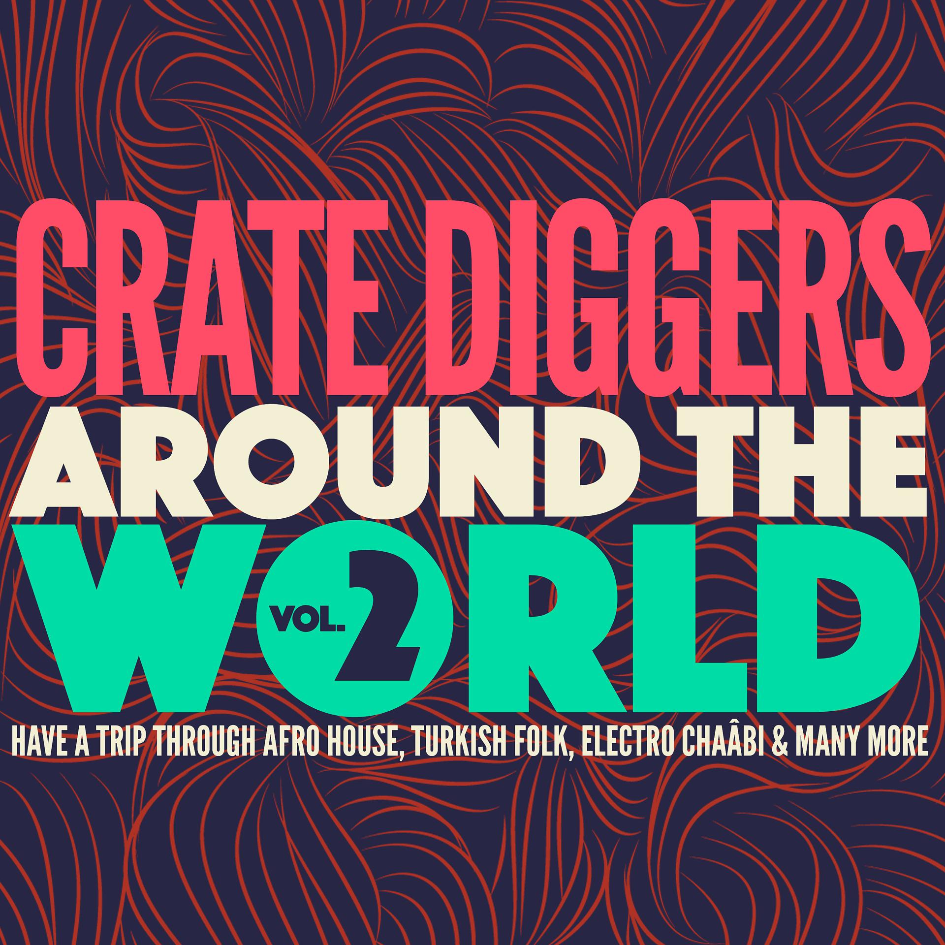 Постер альбома Crate Diggers Around the World, Vol. 2 (Have a Trip Through Afro House, Turkish Folk, Electro Chaâbi & Many More)