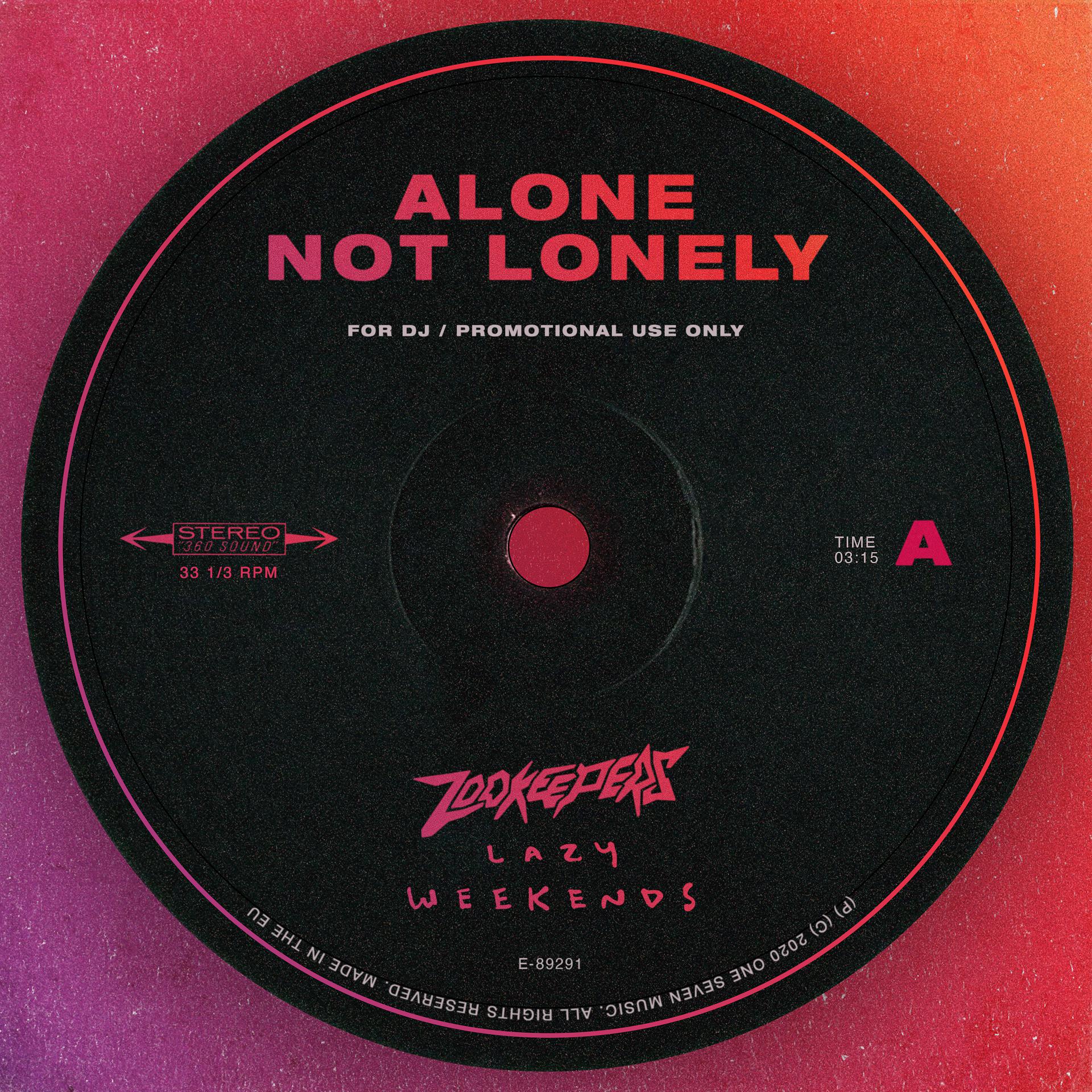 Постер альбома Alone Not Lonely