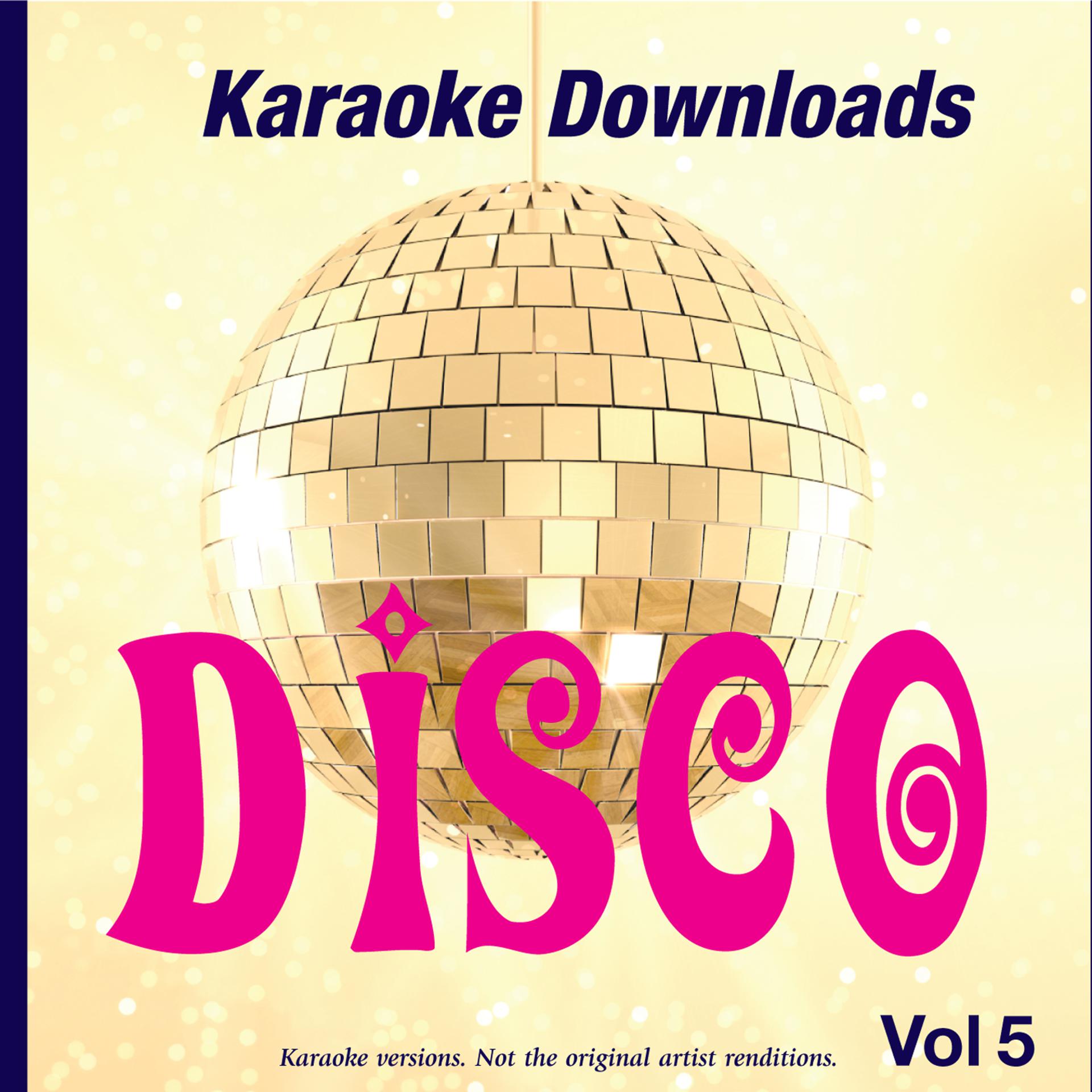 Постер альбома Karaoke Downloads - Disco Vol.5