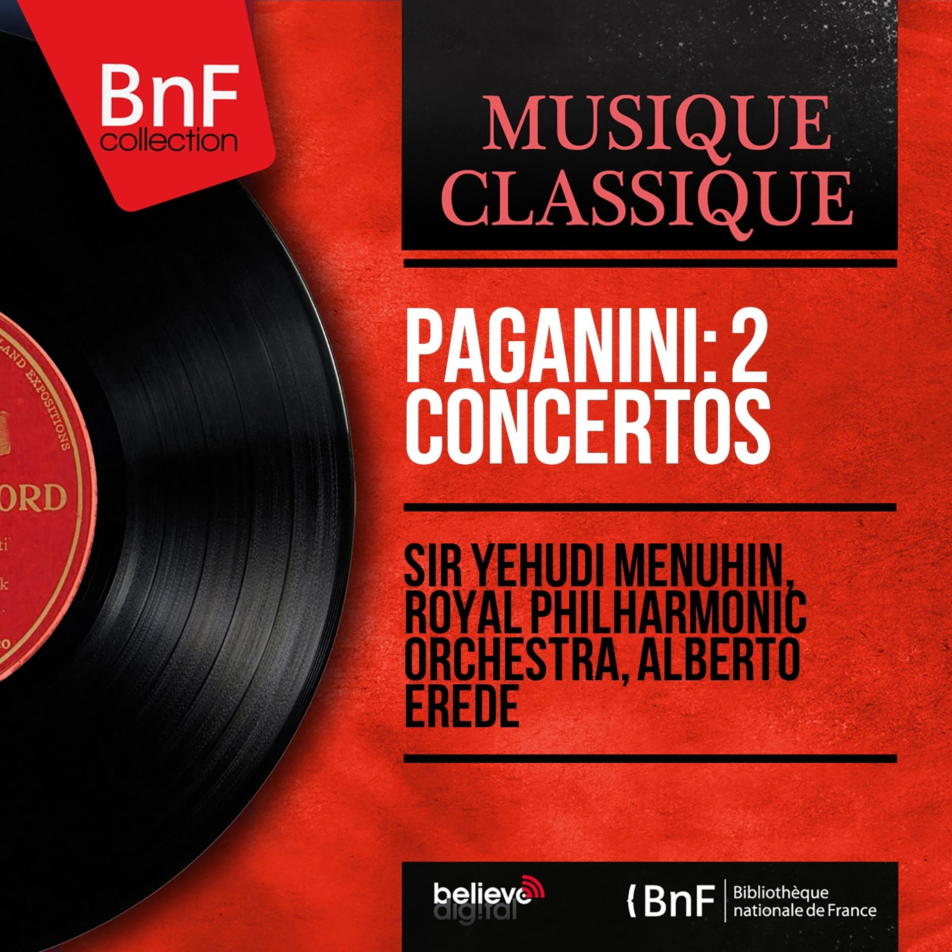 Постер альбома Paganini: 2 Concertos (Stereo Version)
