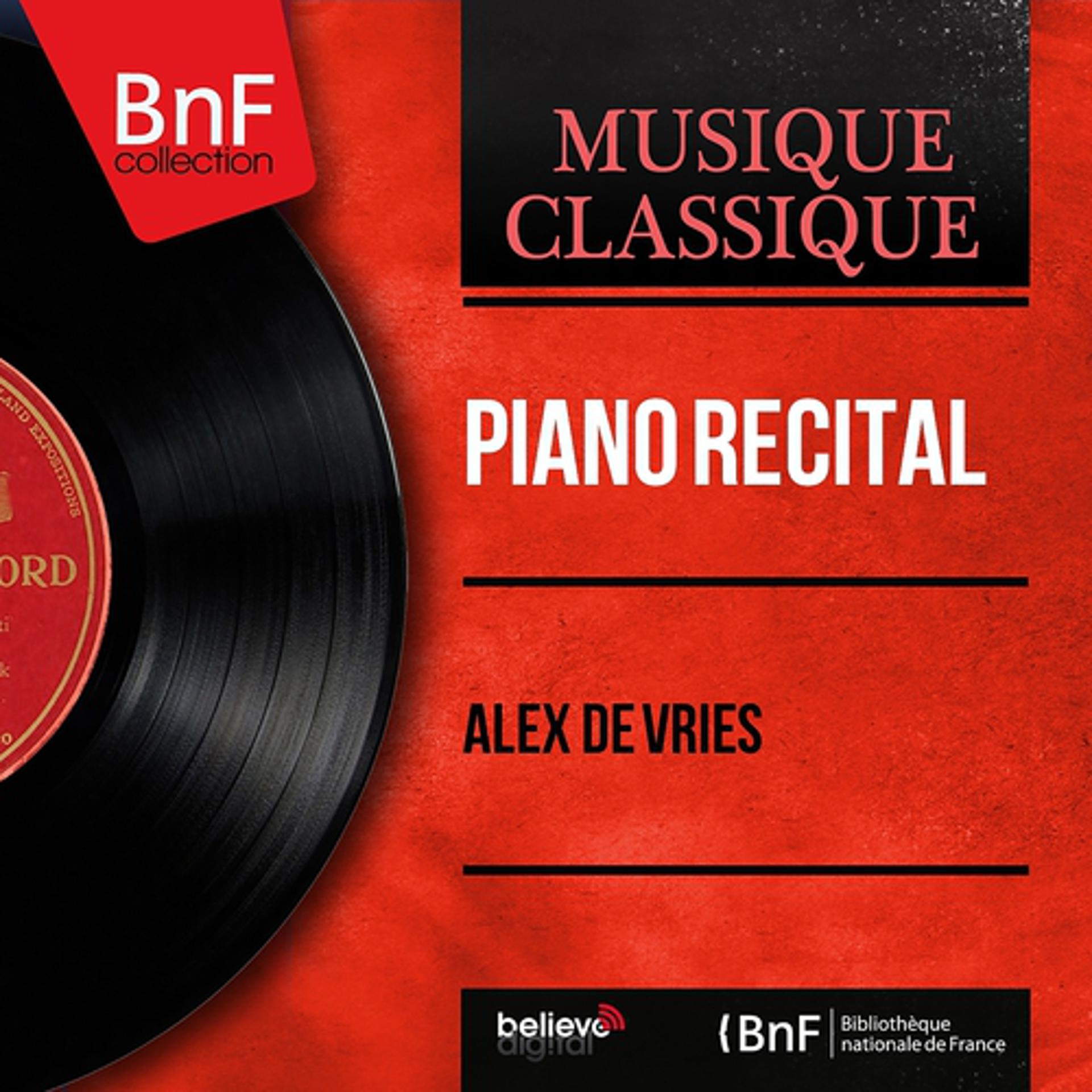 Постер альбома Piano Recital (Mono Version)