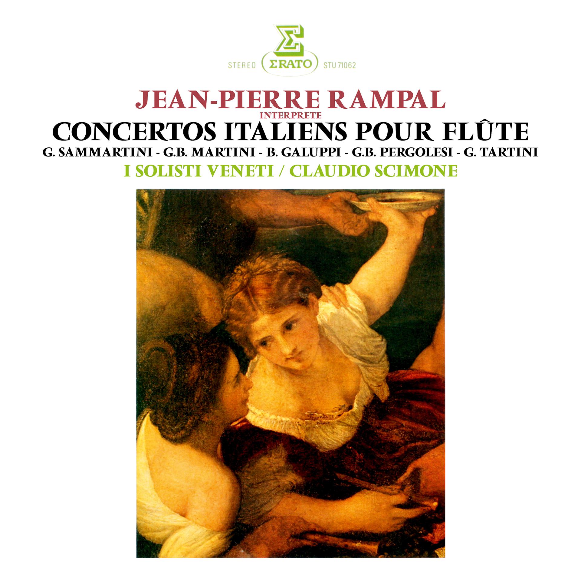 Постер альбома Concertos italiens pour flûte: Sammartini, Martini, Galuppi, Pergolesi & Tartini