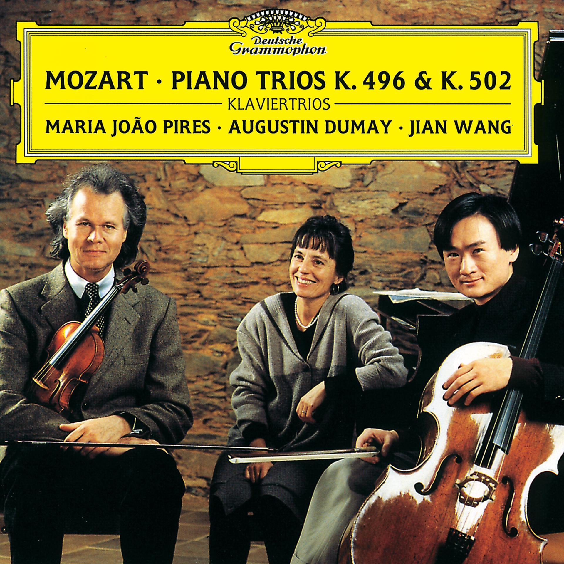 Постер альбома Mozart: Pianotrio in B Flat Major K.502; Pianotrio In G major, K. 496; Divertimento In B Flat Major, K. 254