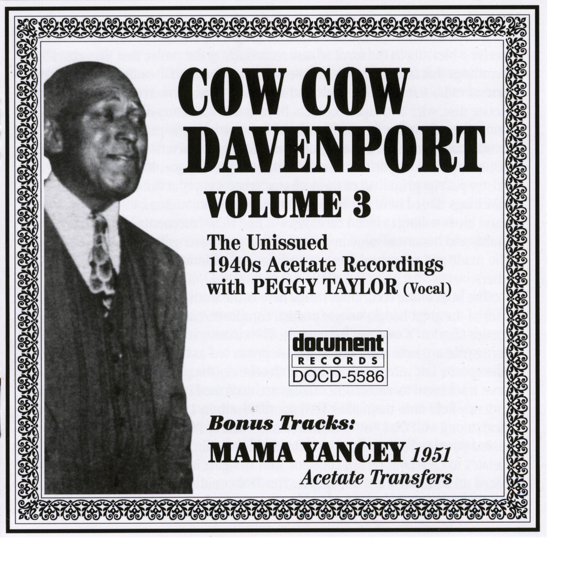 Постер альбома Cow Cow Davenport Vol. 3 (1940s)