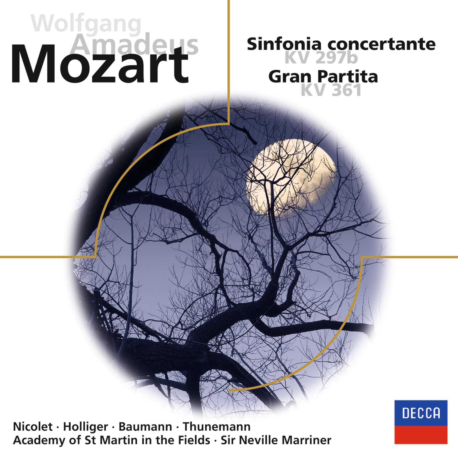 Постер альбома Mozart: Sinfonia concertante / Serenade Nr.10 "Gran Partita"