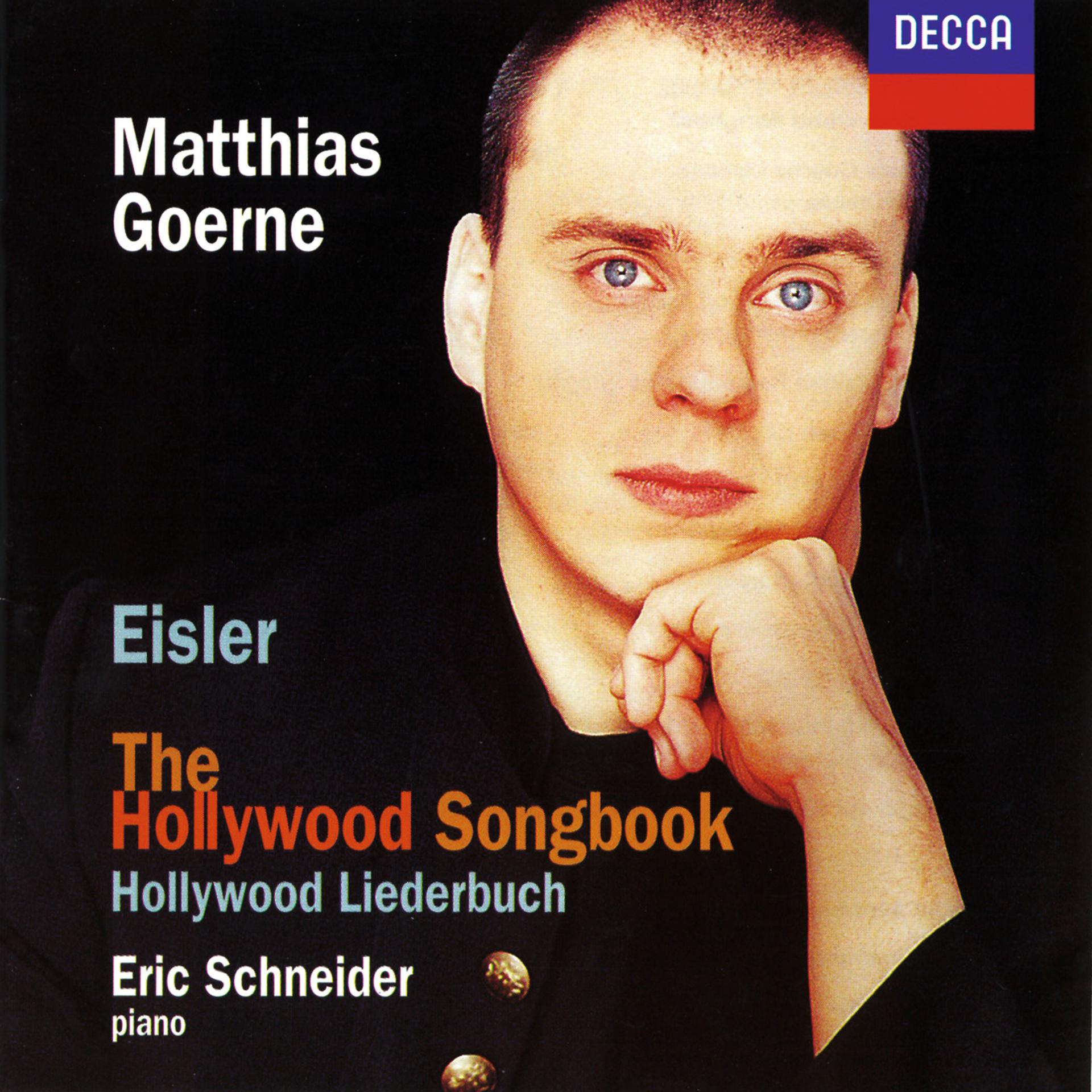 Постер альбома Eisler: The Hollywood Songbook