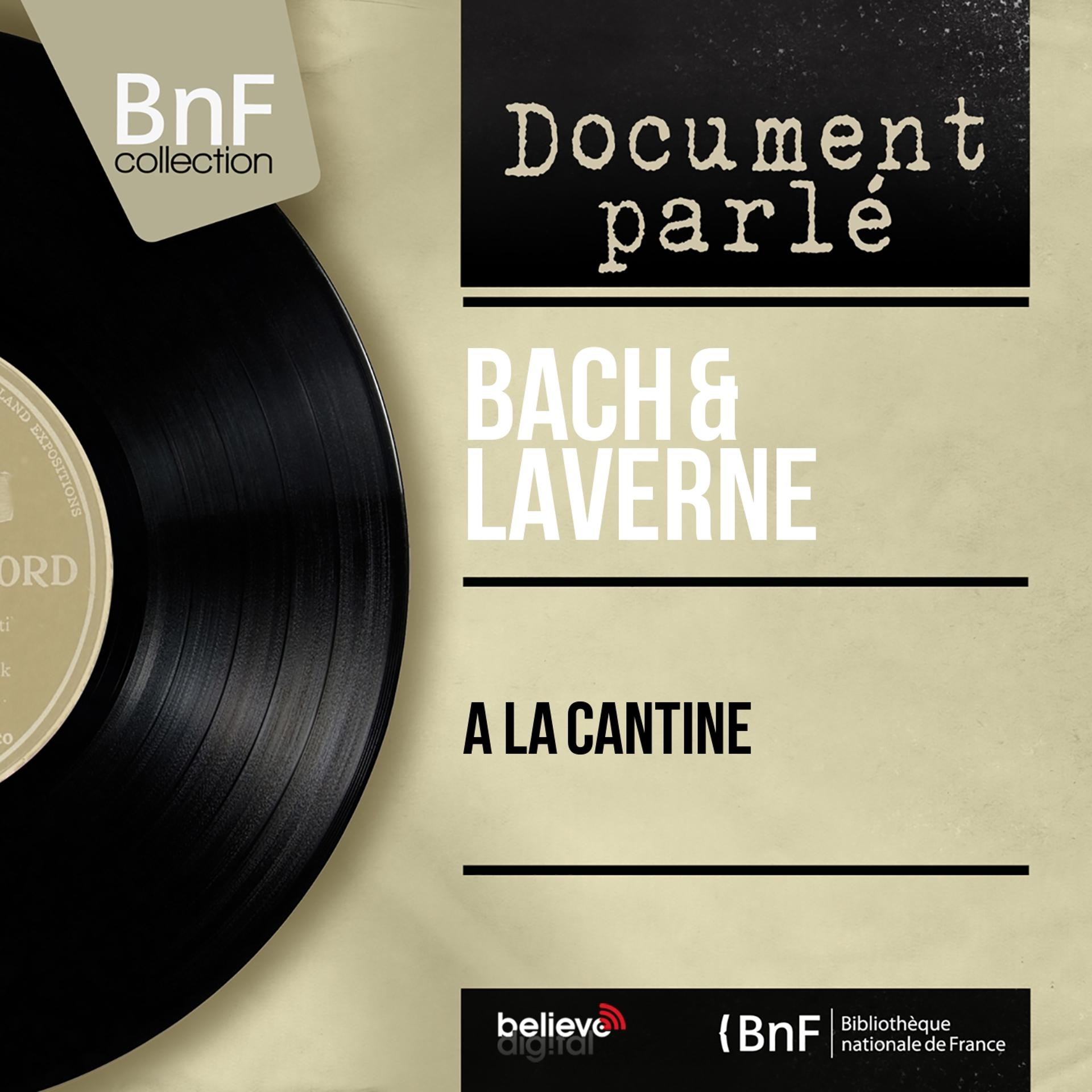 Постер альбома À la cantine (Mono Version)