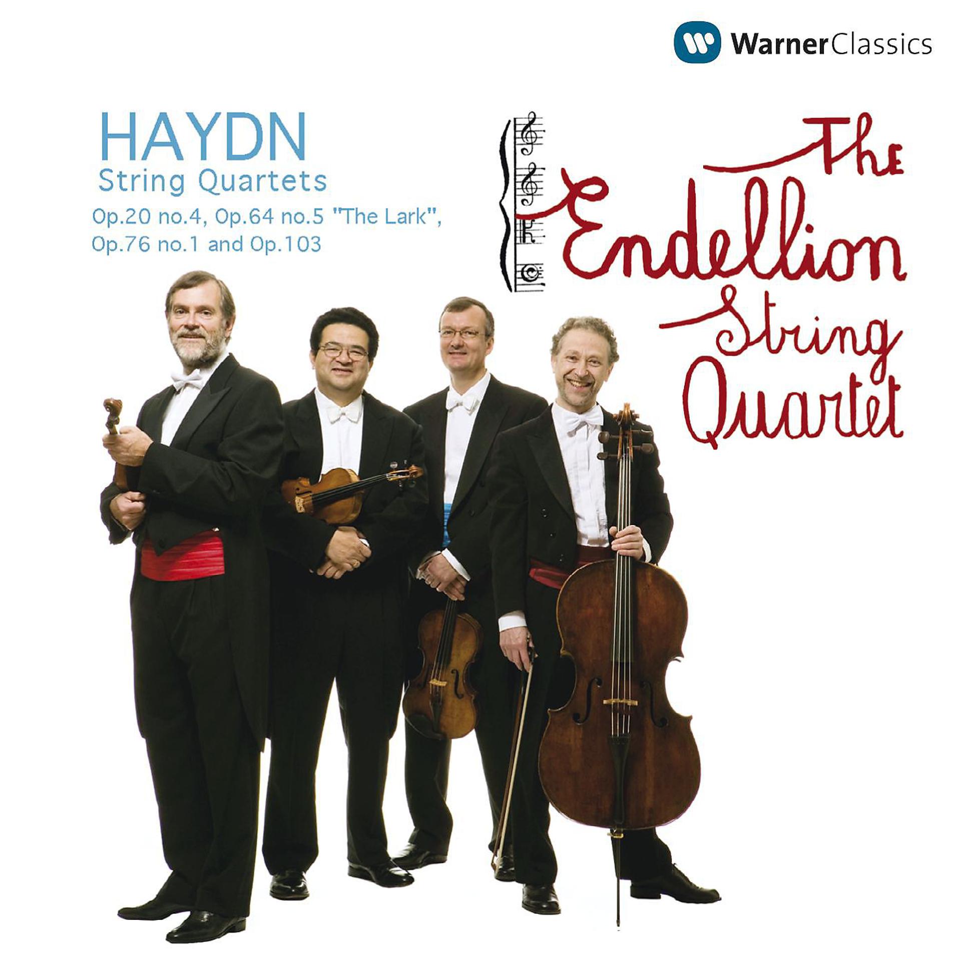 Постер альбома Haydn : String Quartets Nos 1, 4 & 5, 'The Lark'