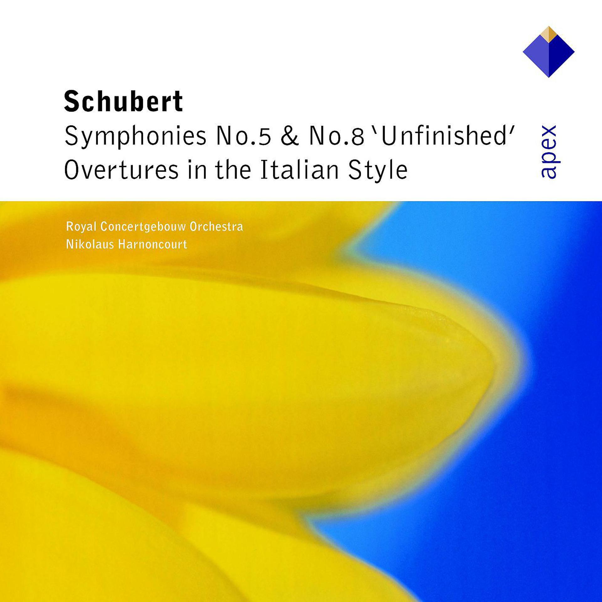 Постер альбома Schubert : Symphonies Nos 5, 8, 'Unfinished' & Overtures
