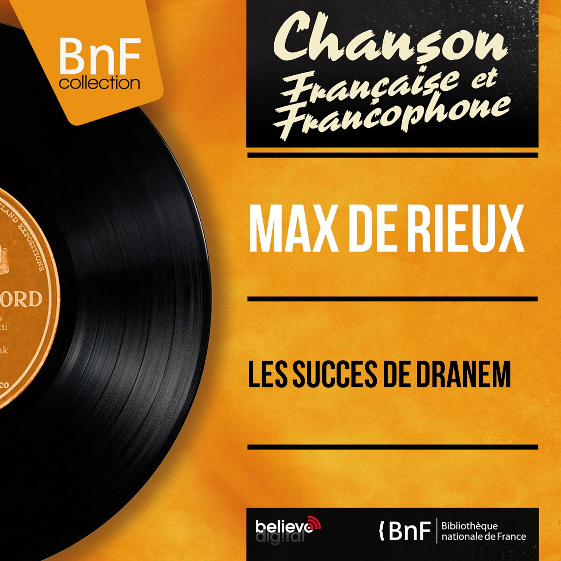 Постер альбома Les succès de Dranem (Mono Version)
