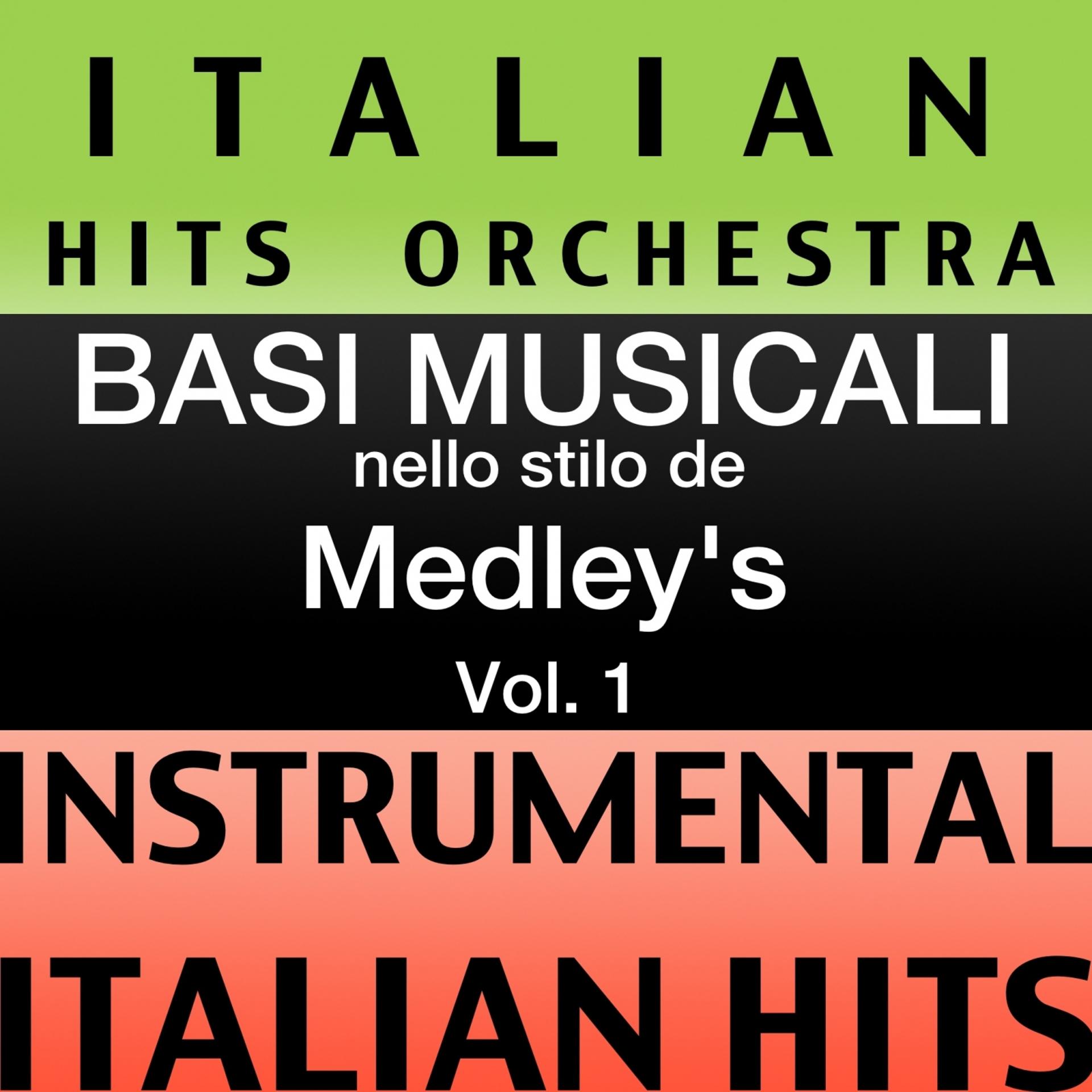 Постер альбома Basi musicale nello stilo dei medleys (instrumental karaoke tracks) Vol. 1