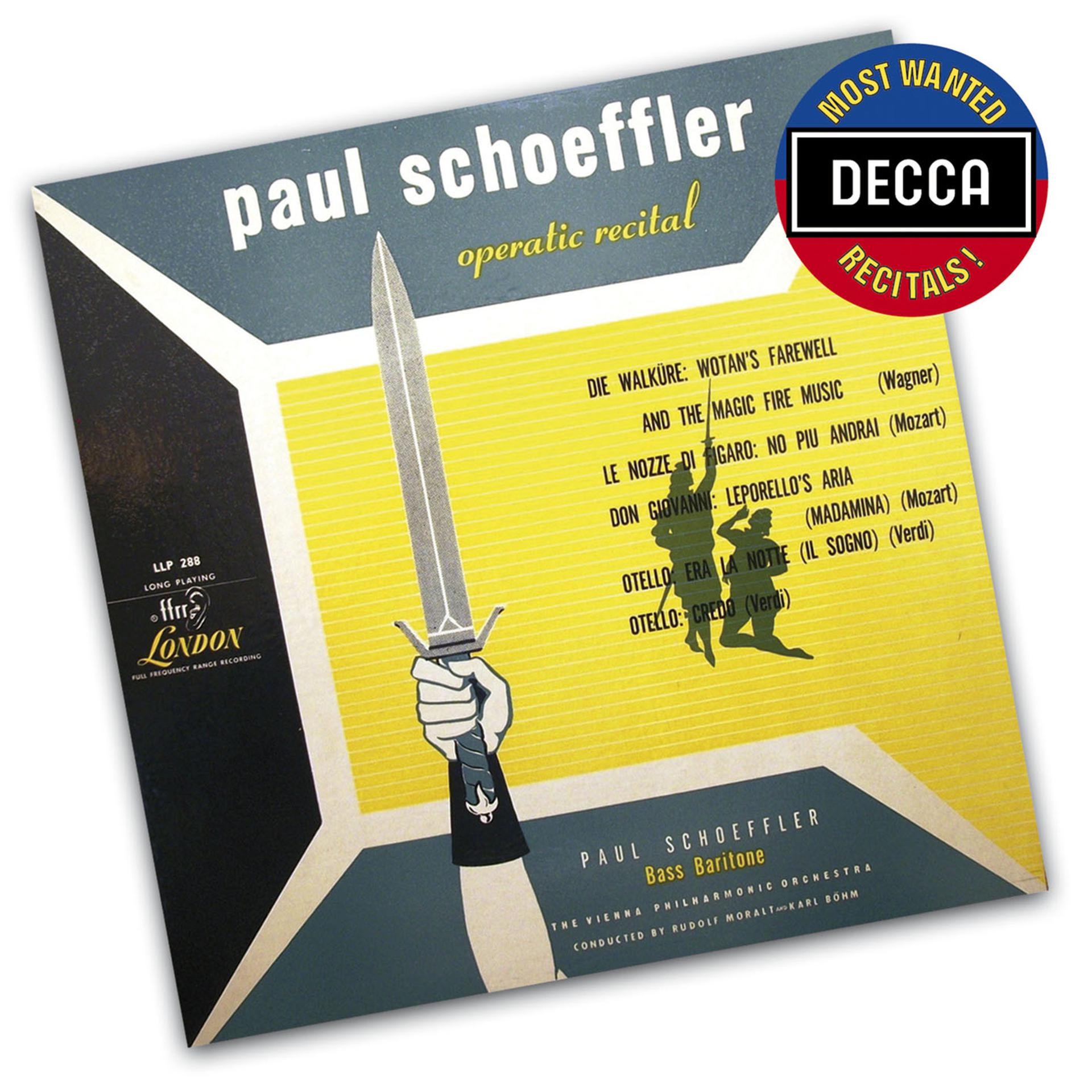 Постер альбома Paul Schoeffler Operatic Recital