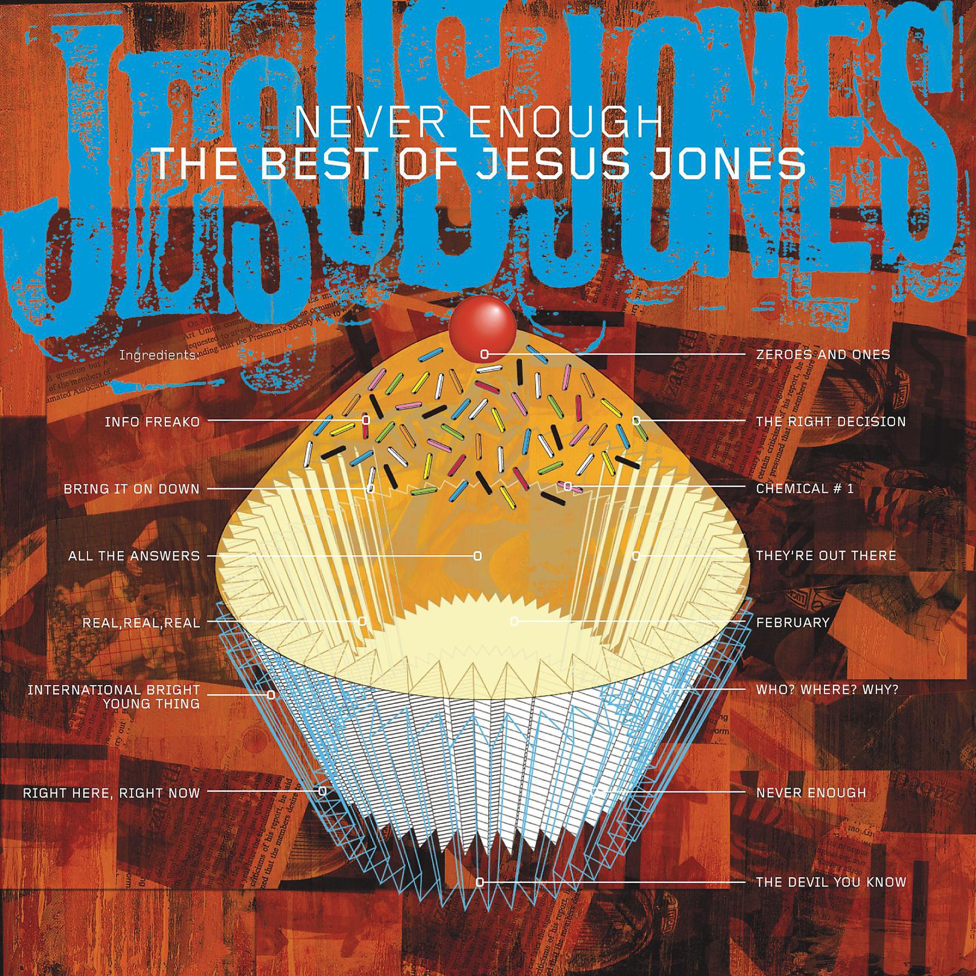 Постер альбома Never Enough: The Best of Jesus Jones