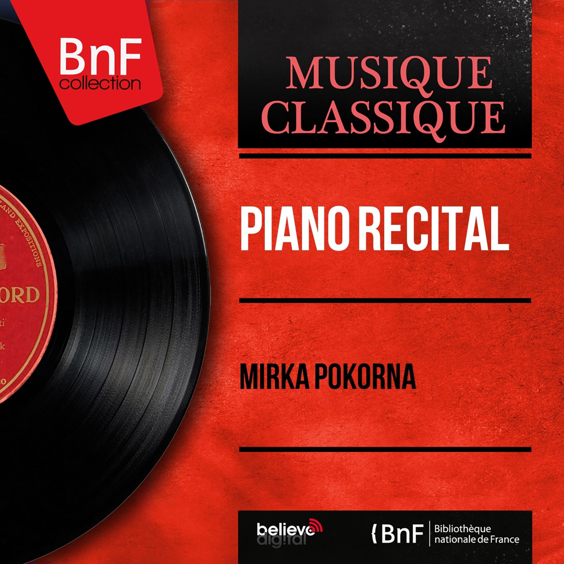 Постер альбома Piano Recital (Mono Version)