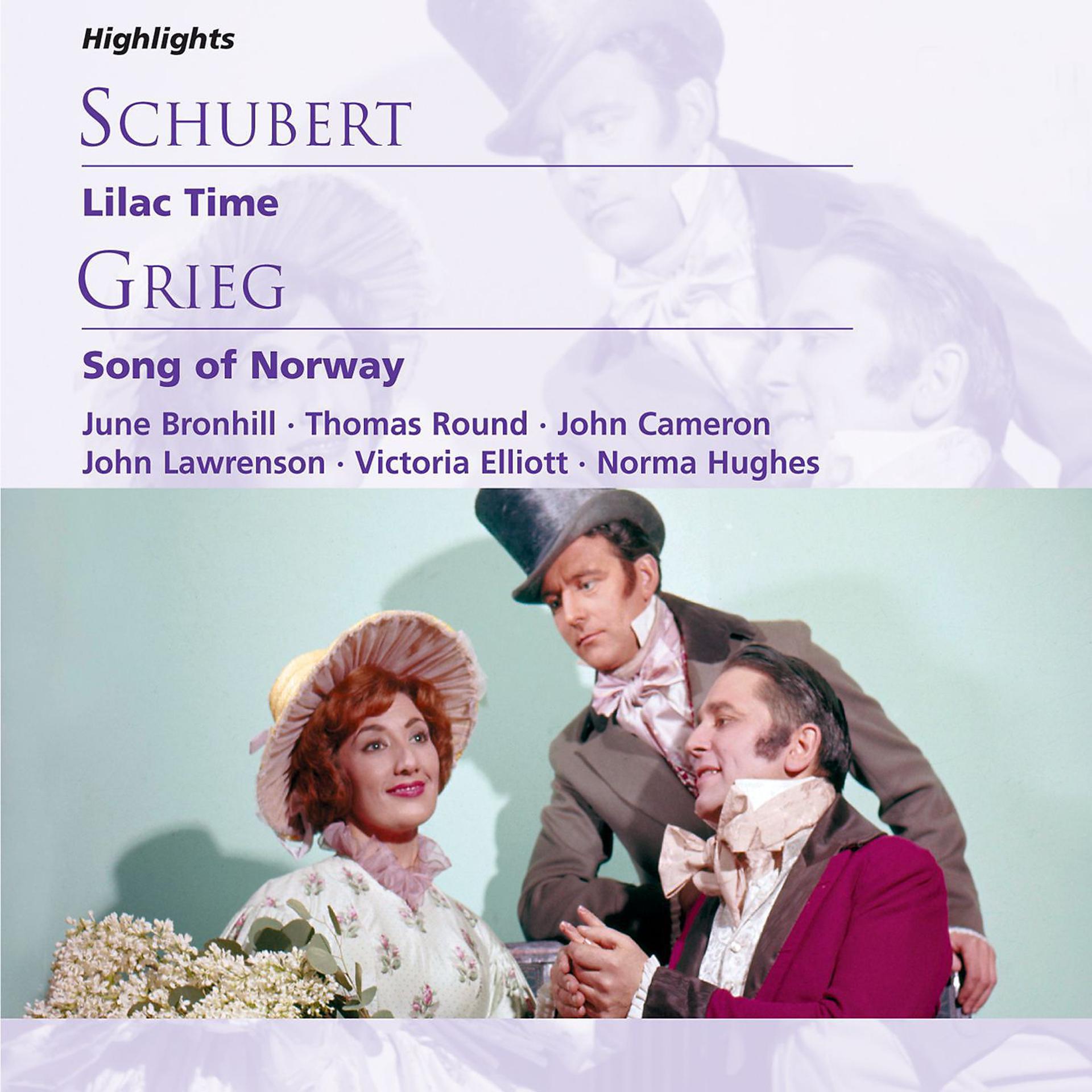 Постер альбома Schubert: Lilac Time; Grieg: Song of Norway