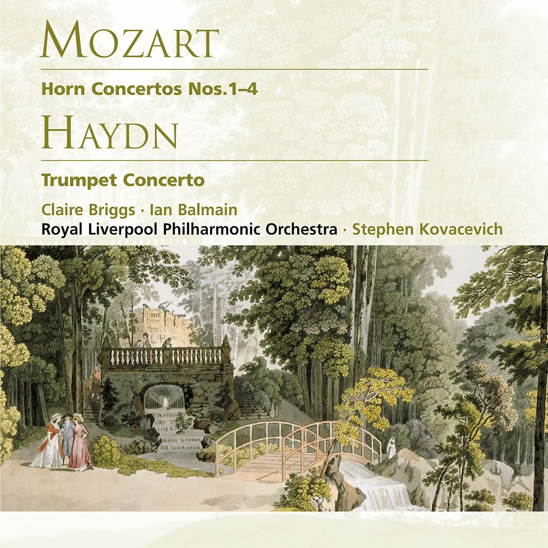 Постер альбома Mozart: Horn Concertos Nos. 1-4 . Haydn: Trumpet Concerto