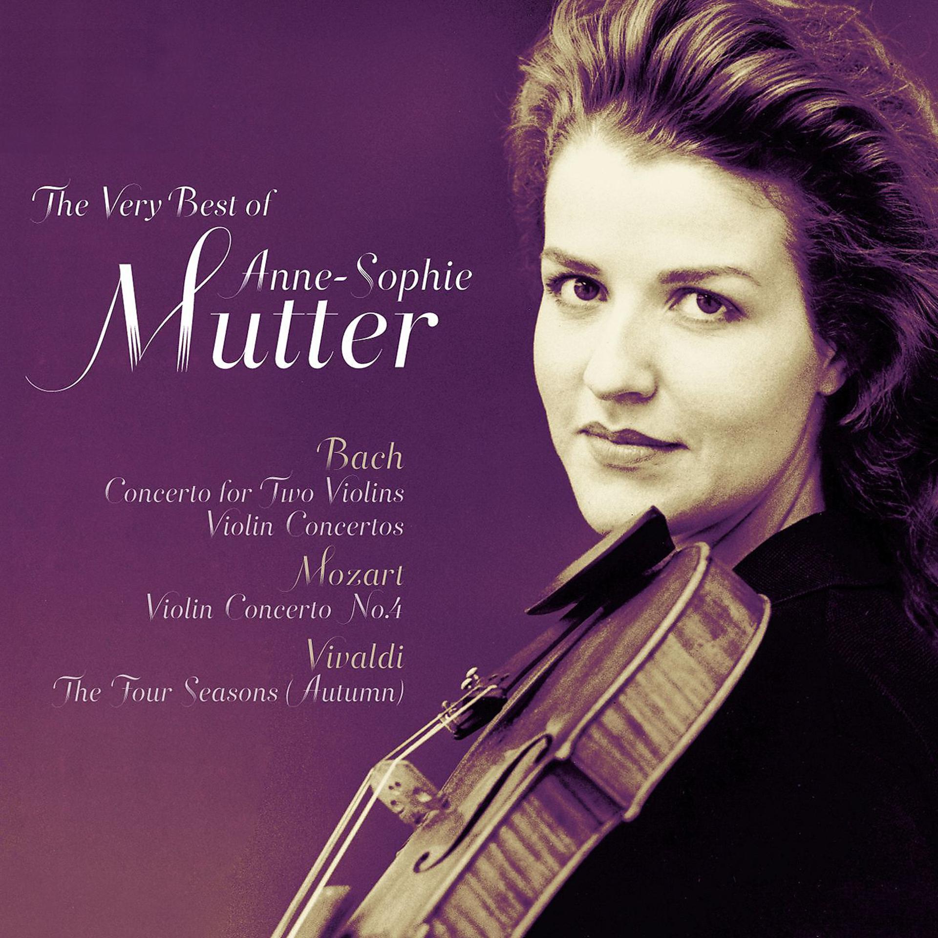 Постер альбома Bach, Mozart, Vivaldi: The Very Best of Anne-Sophie Mutter