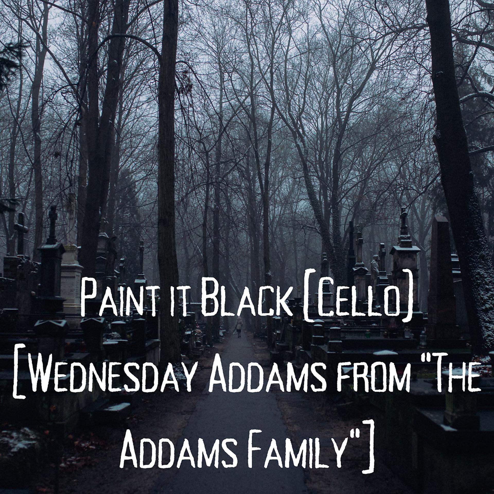 Постер альбома Paint it Black (Cello) [Wednesday Addams from "The Addams Family"]