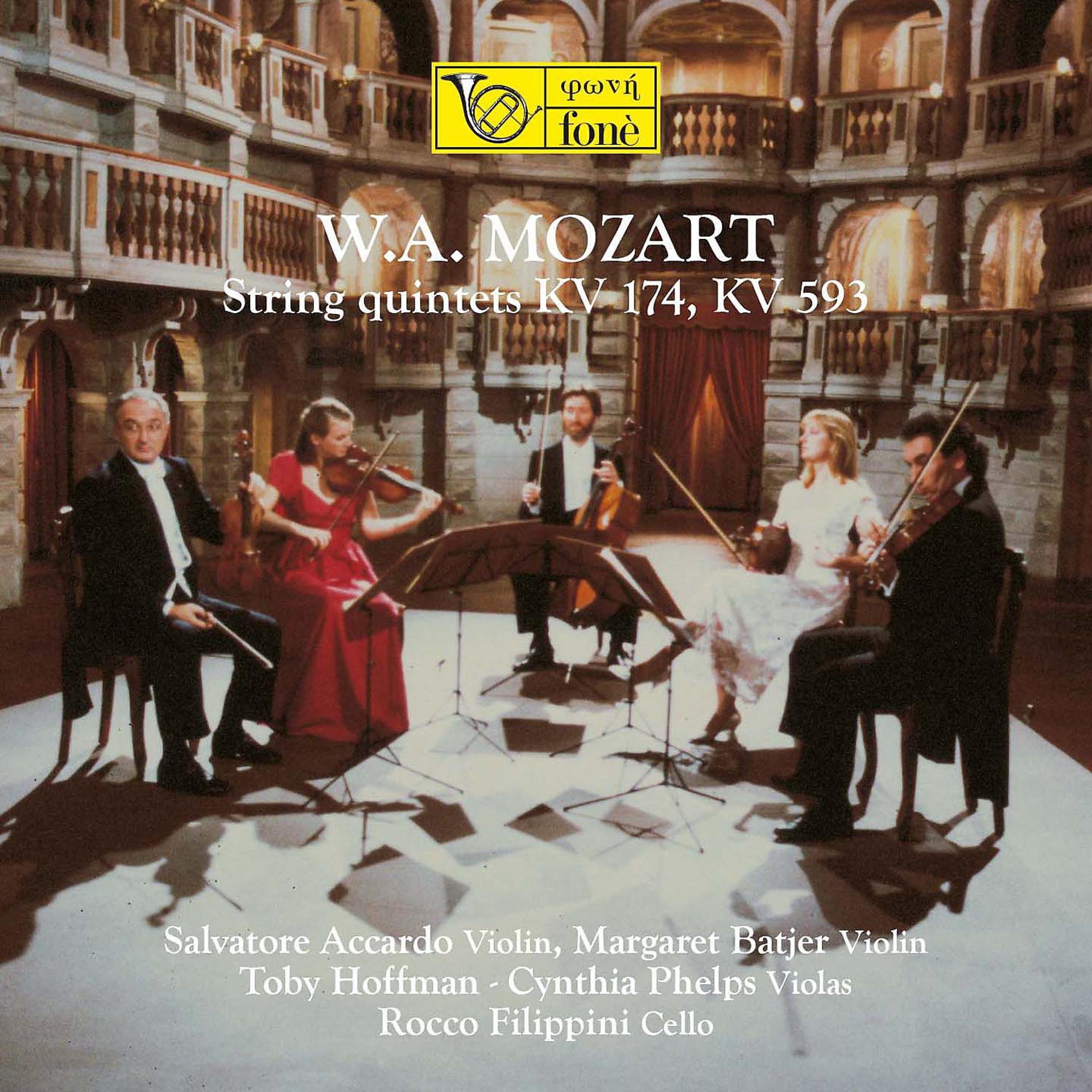 Постер альбома Mozart: String quintets KV 174, KV 593