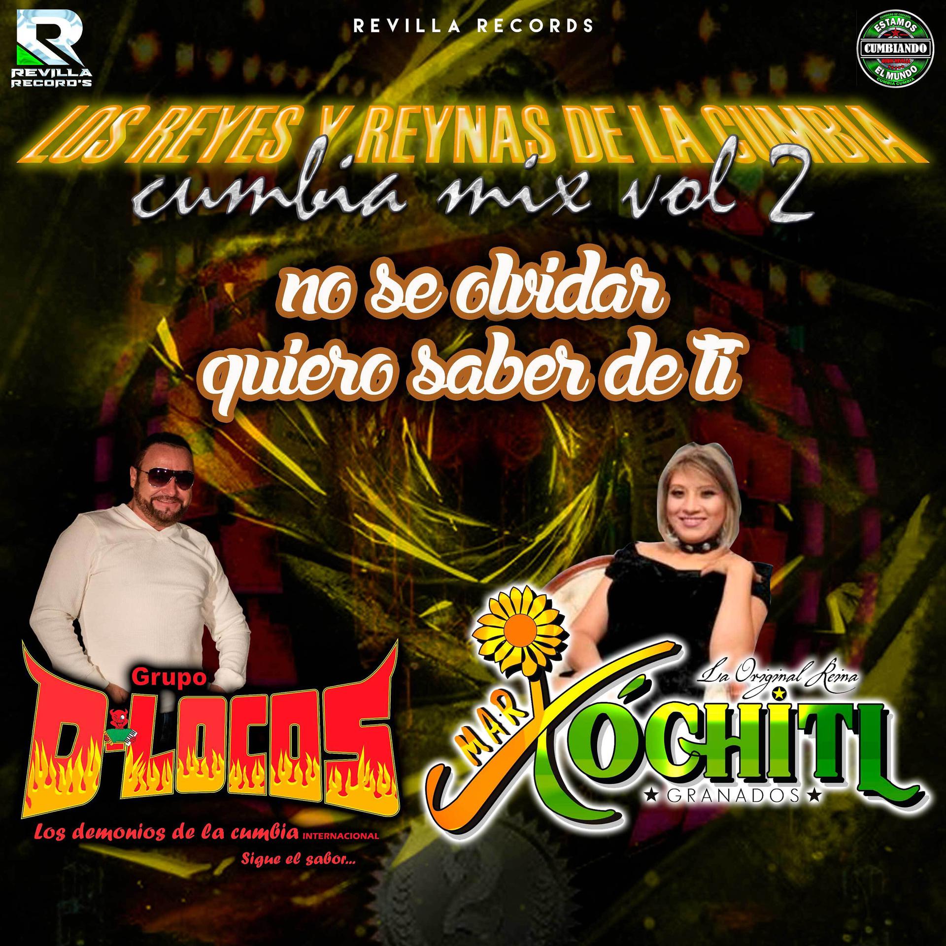 Постер альбома Las Reynas y Reyes de la Cumbia Mix 2: No Se Olvidar / Quiero Saber de Ti