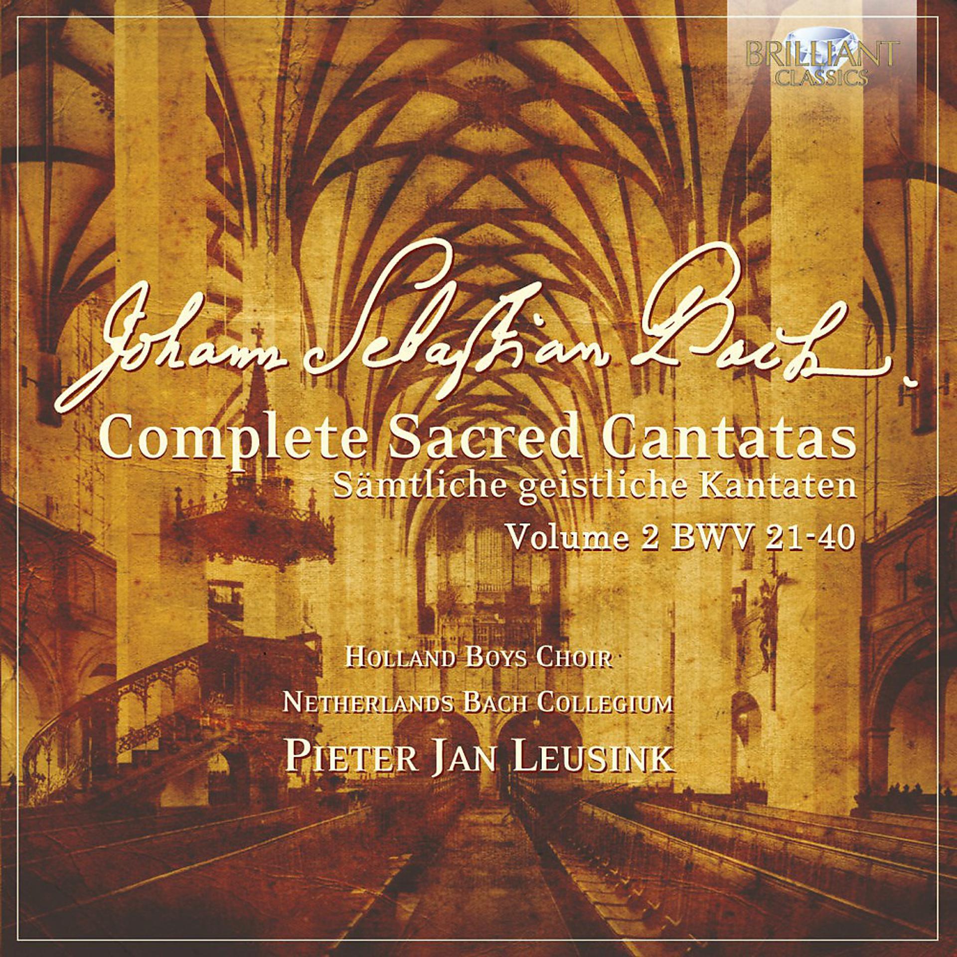 Постер альбома J.S. Bach: Complete Sacred Cantatas Vol. 02, BWV 21-40