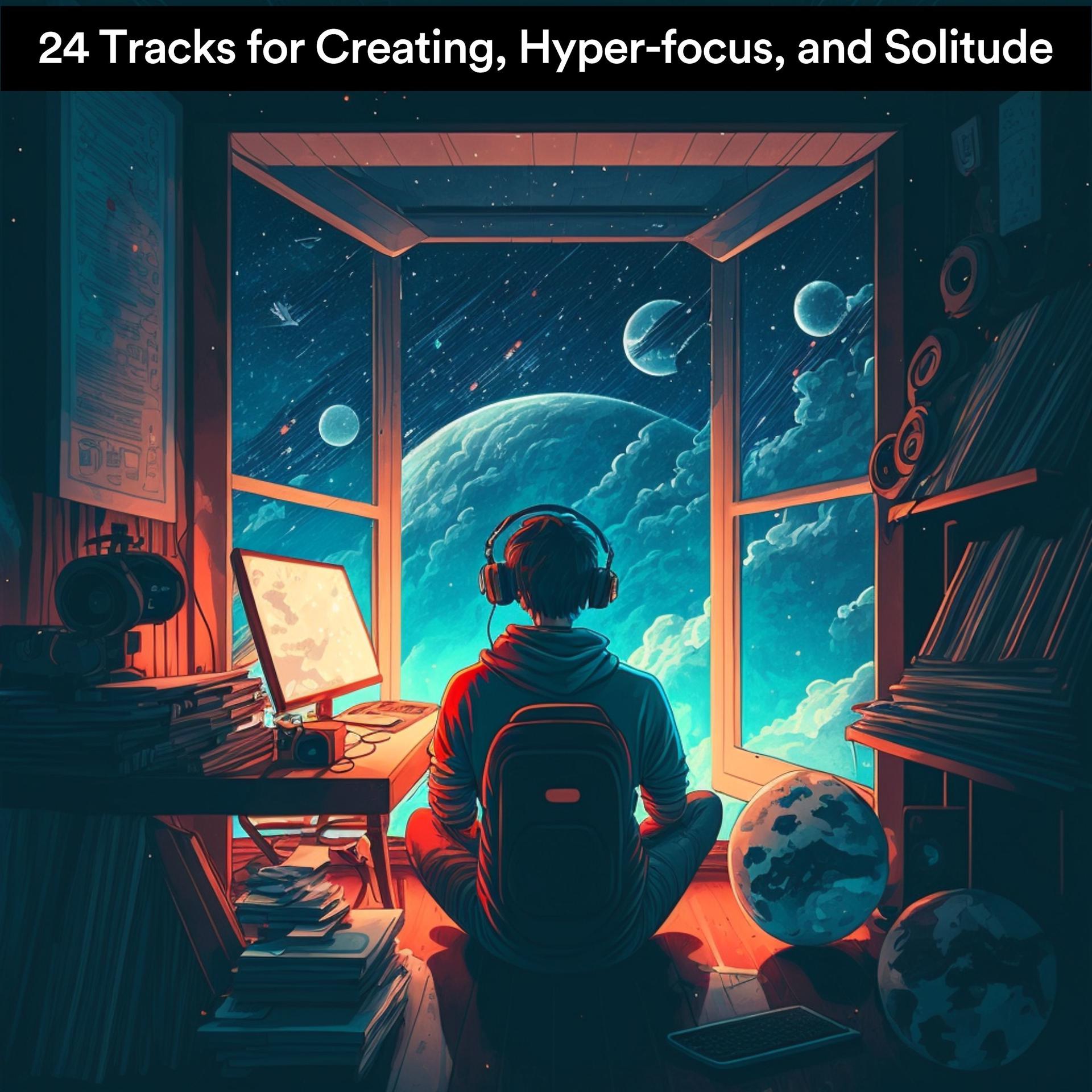 Постер альбома 24 Tracks for Creating, Hyper-focus, and Solitube