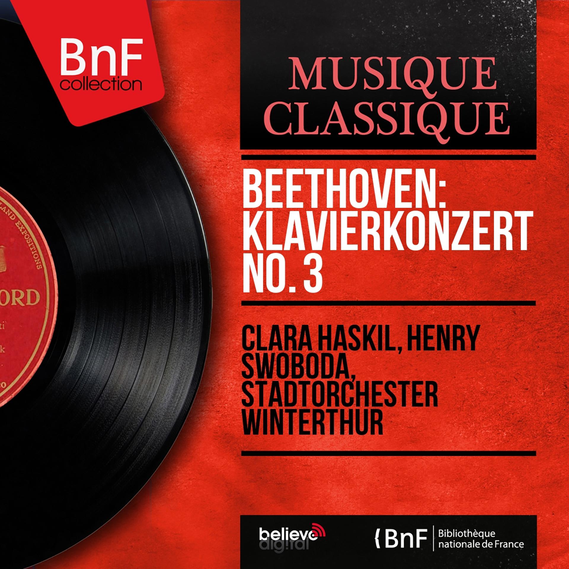 Постер альбома Beethoven: Klavierkonzert No. 3 (Mono Version)