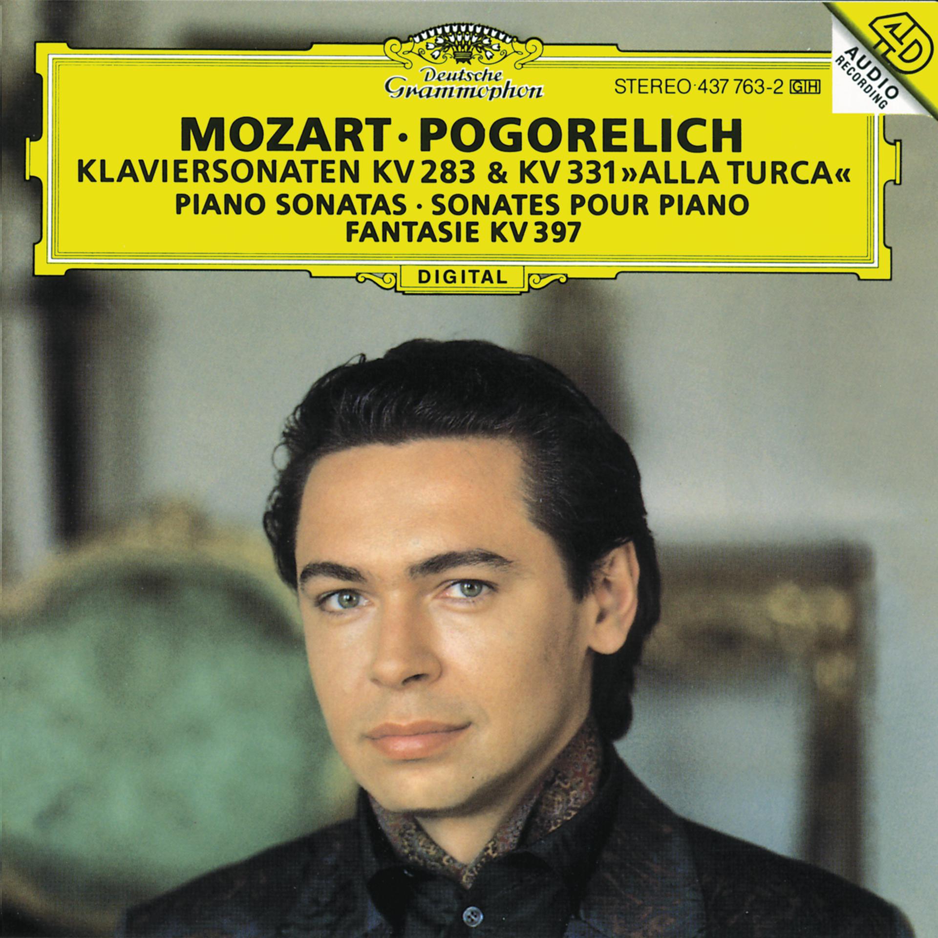 Постер альбома Mozart: Piano Sonatas K.283 & K.331; Fantasia K.397