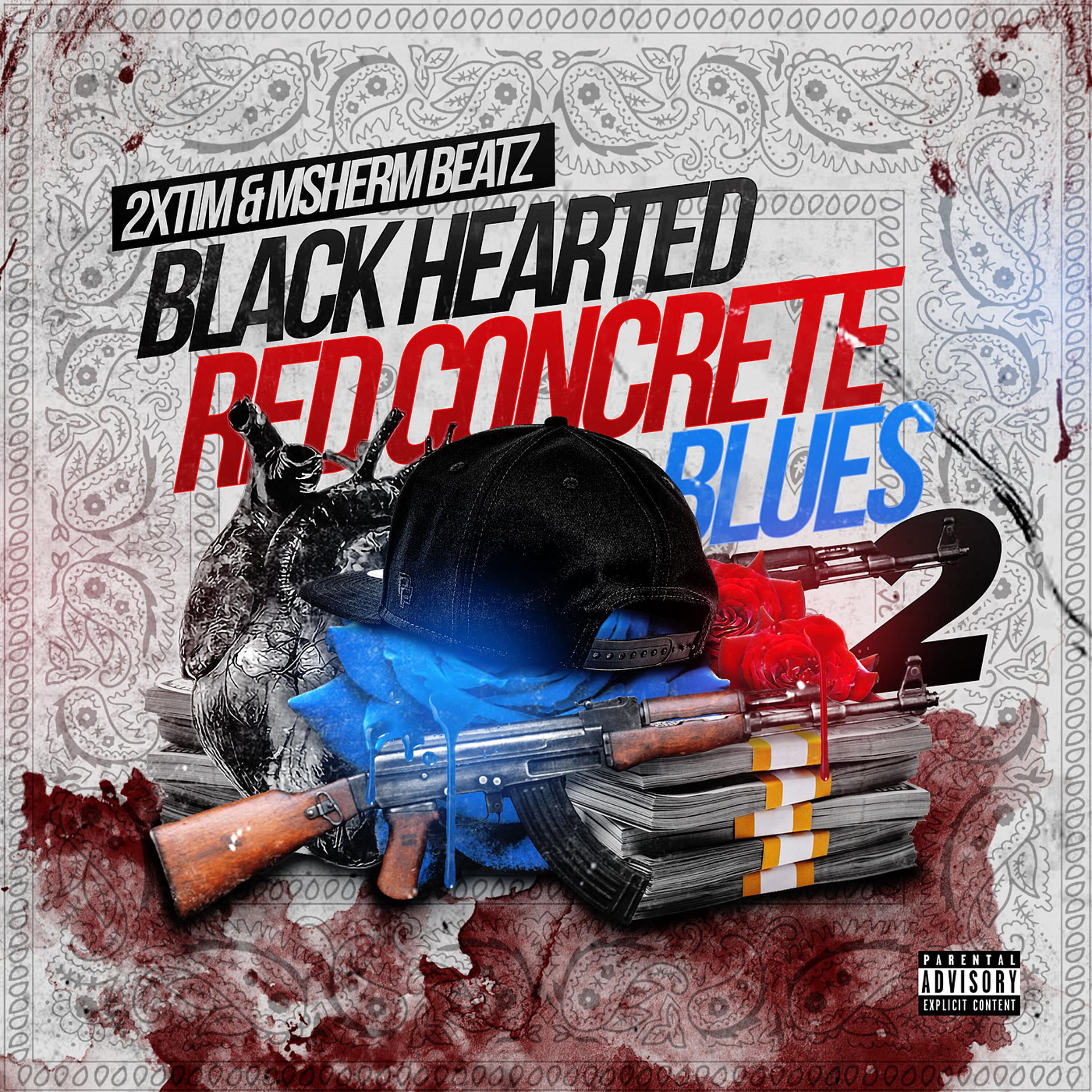 Постер альбома Black Hearted Red Concrete Blues, Vol. 2