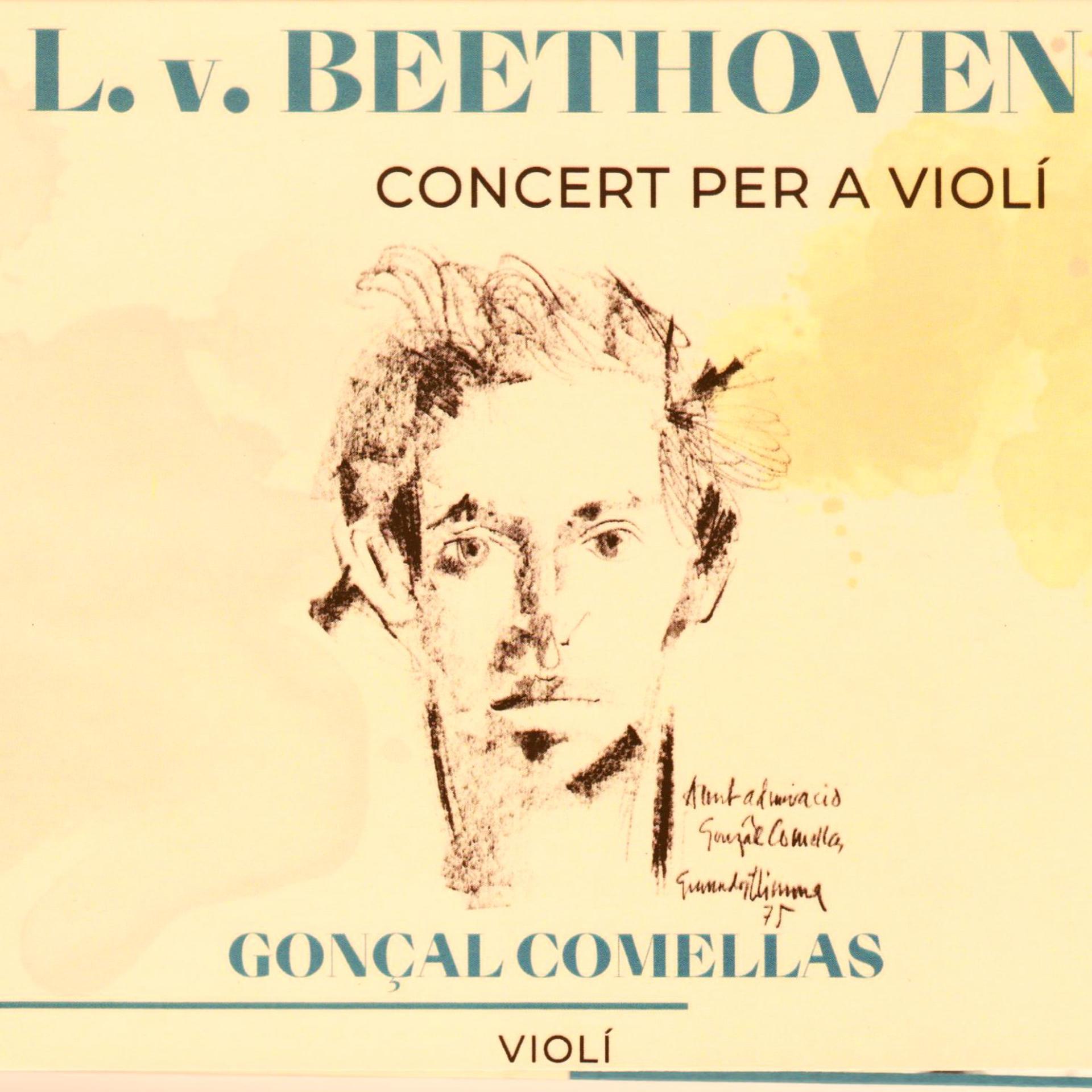 Постер альбома Gonçal Comellas Beethoven Ros Concert per a violí en Re.