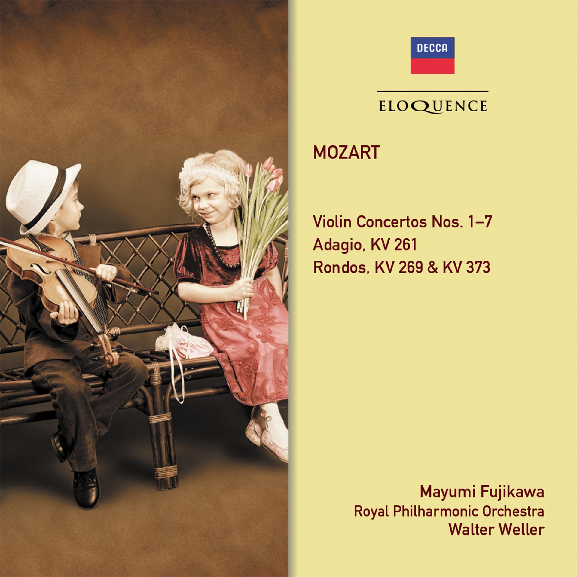 Постер альбома Mozart: Violin Concertos Nos. 1-7; Rondo Concertante KV 269; Adagio, KV 261; Rondo, KV 373