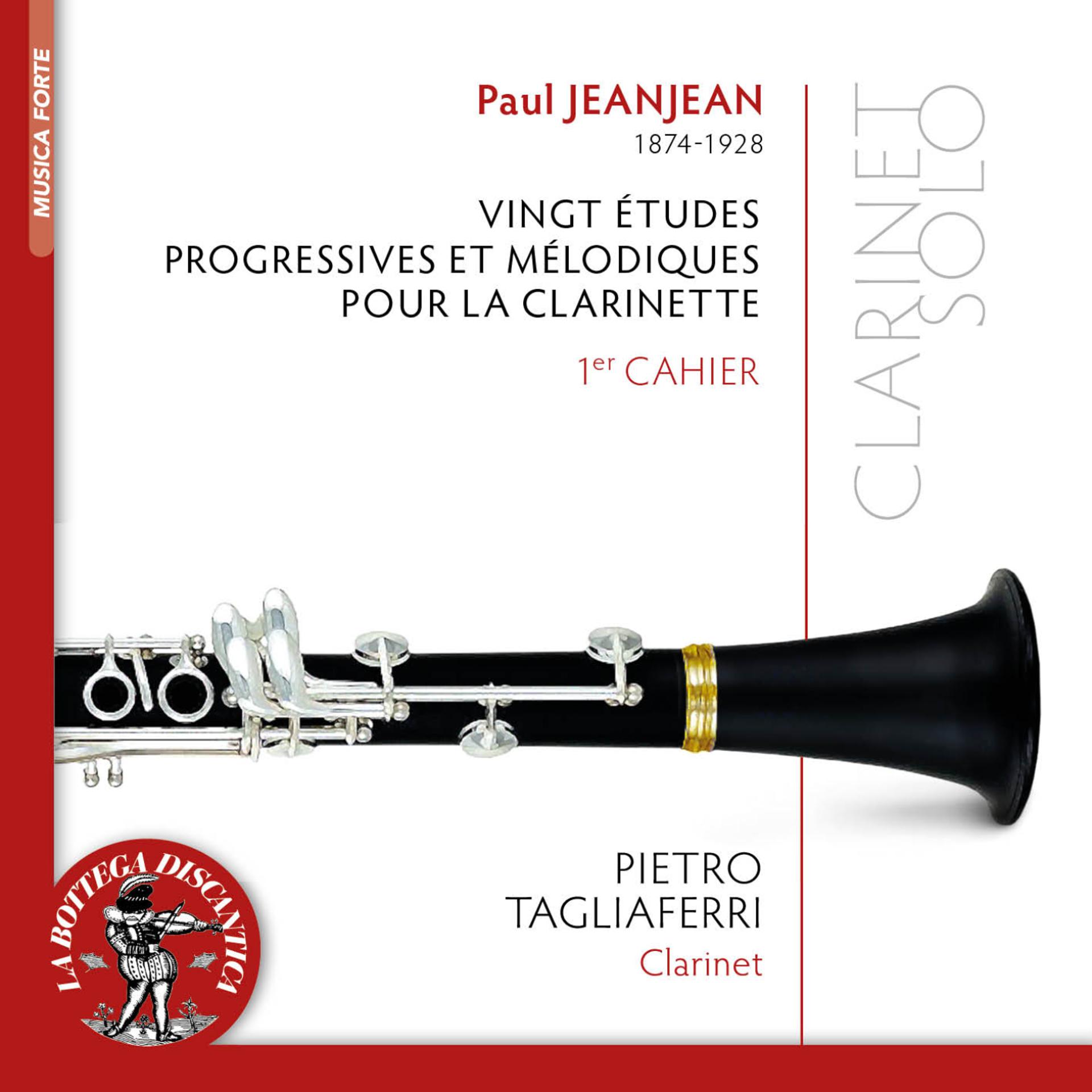 Постер альбома Jeanjean: Vingt études progressives et mélodiques pour la clarinette, vol. 1
