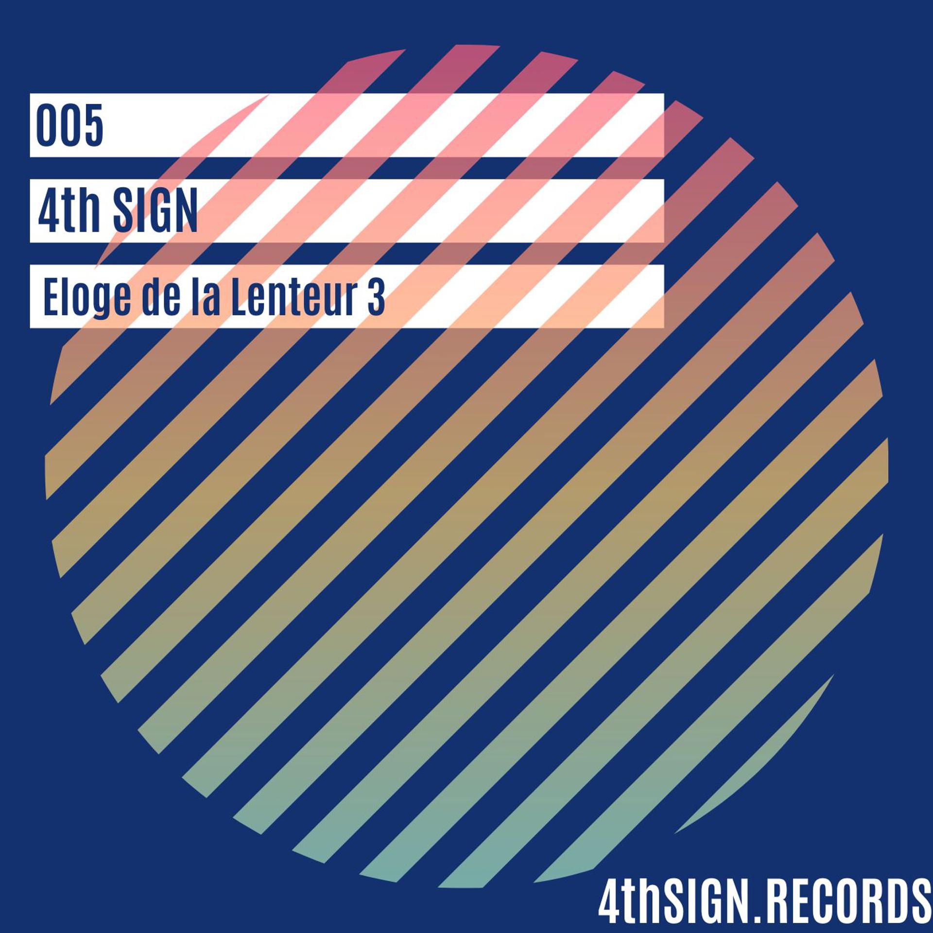 Постер альбома Eloge de la Lenteur 3