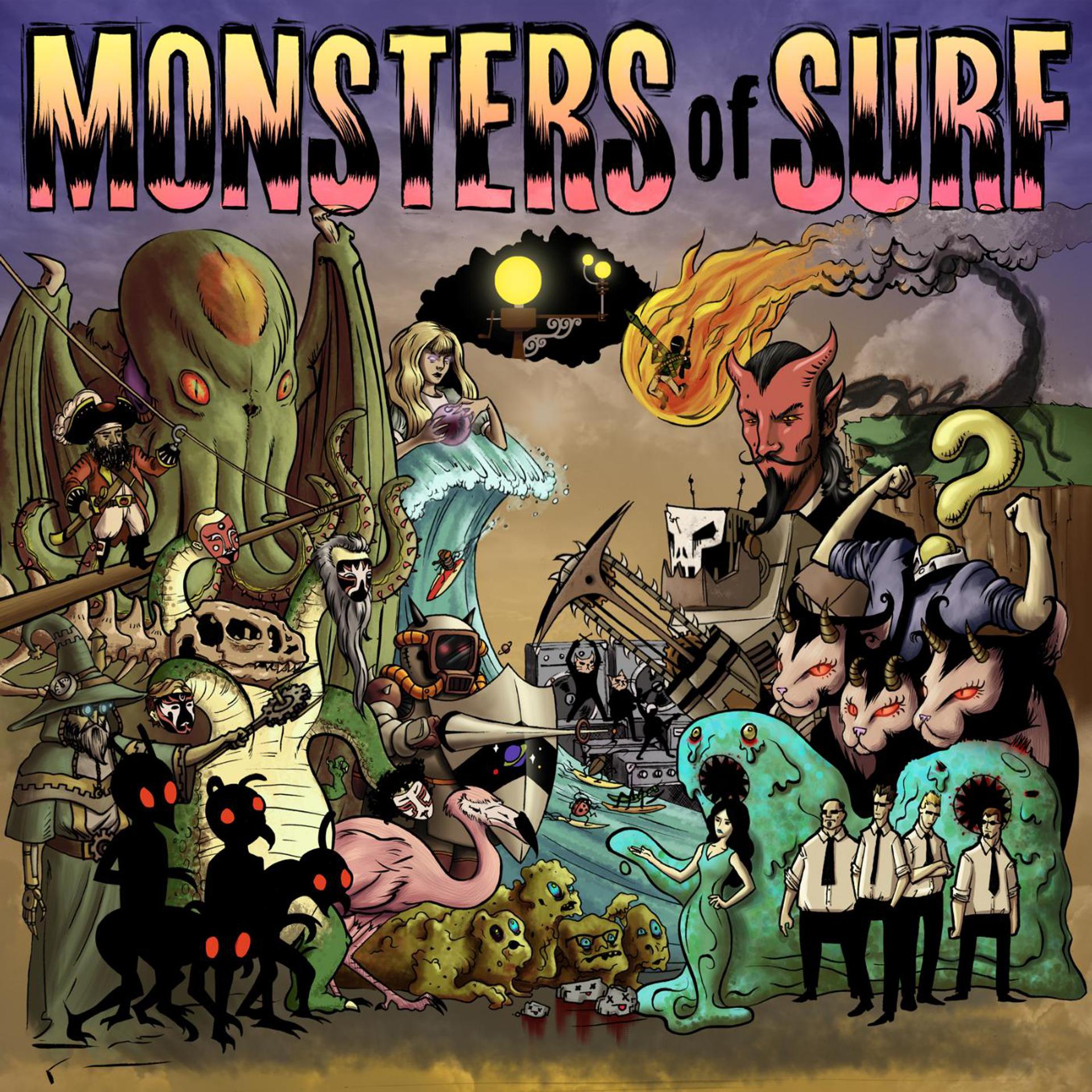 Постер альбома Monsters of Surf