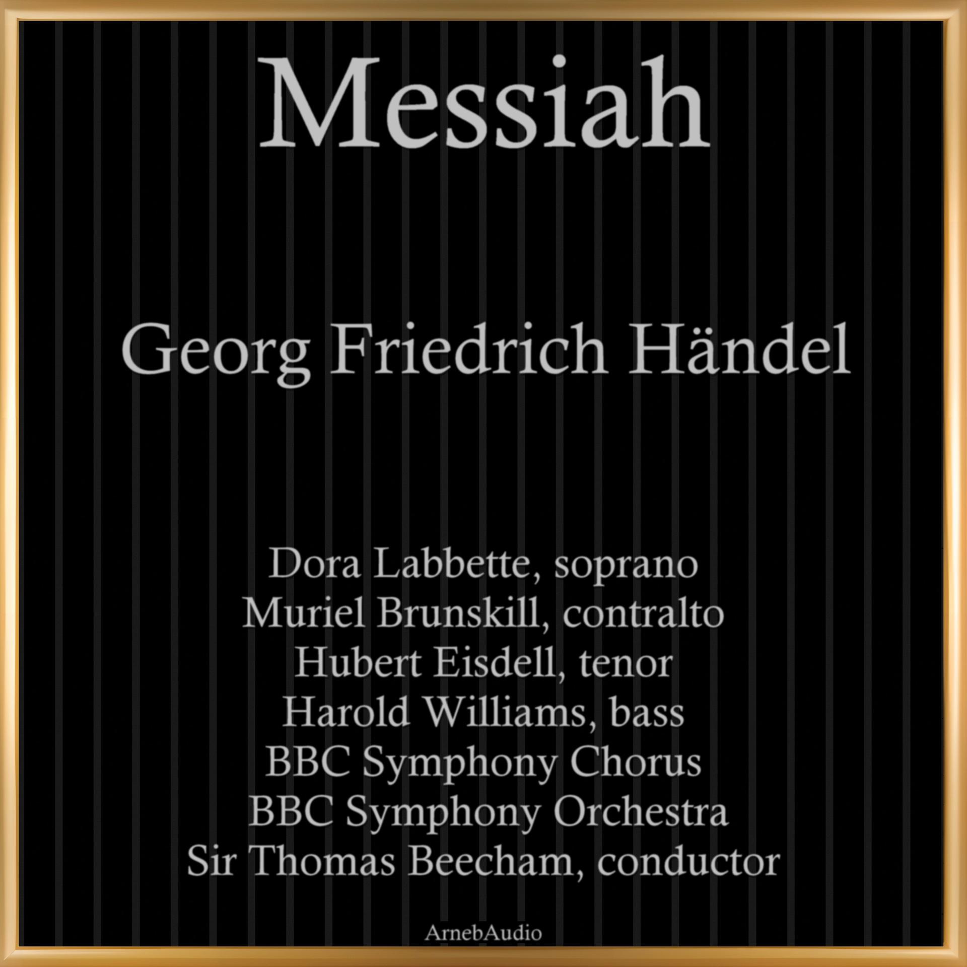 Постер альбома Georg Friedrich Händel: Messiah