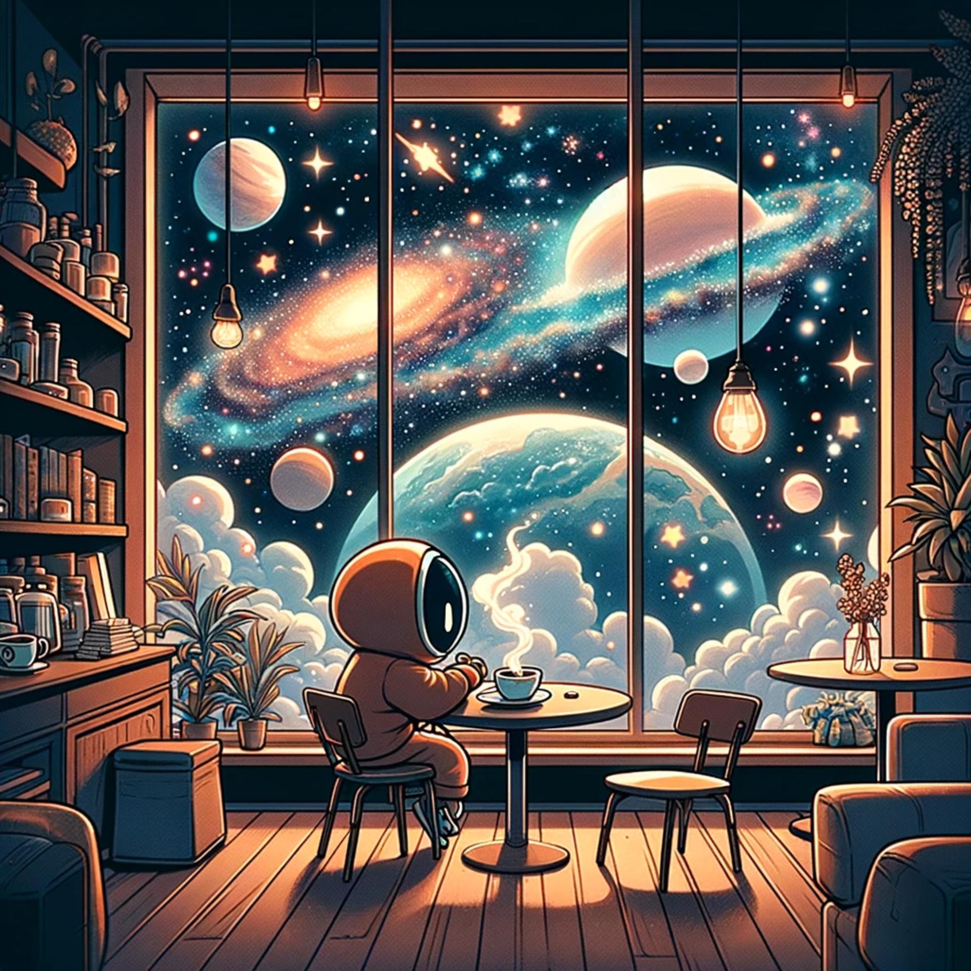 Постер альбома Coffee and Celestial Dreams