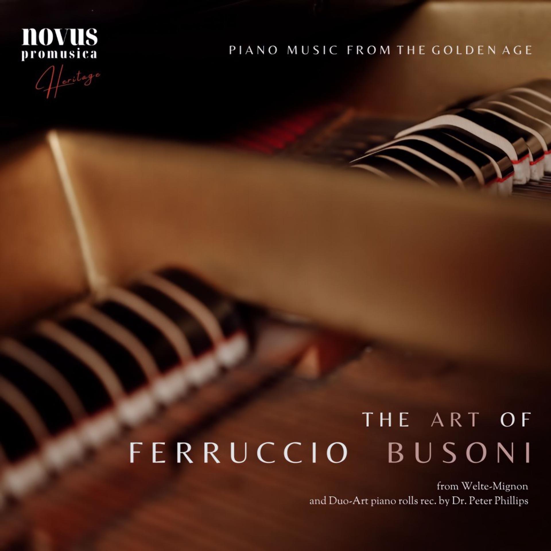 Постер альбома The Art of Ferruccio Busoni. Piano Music from the Golden Age