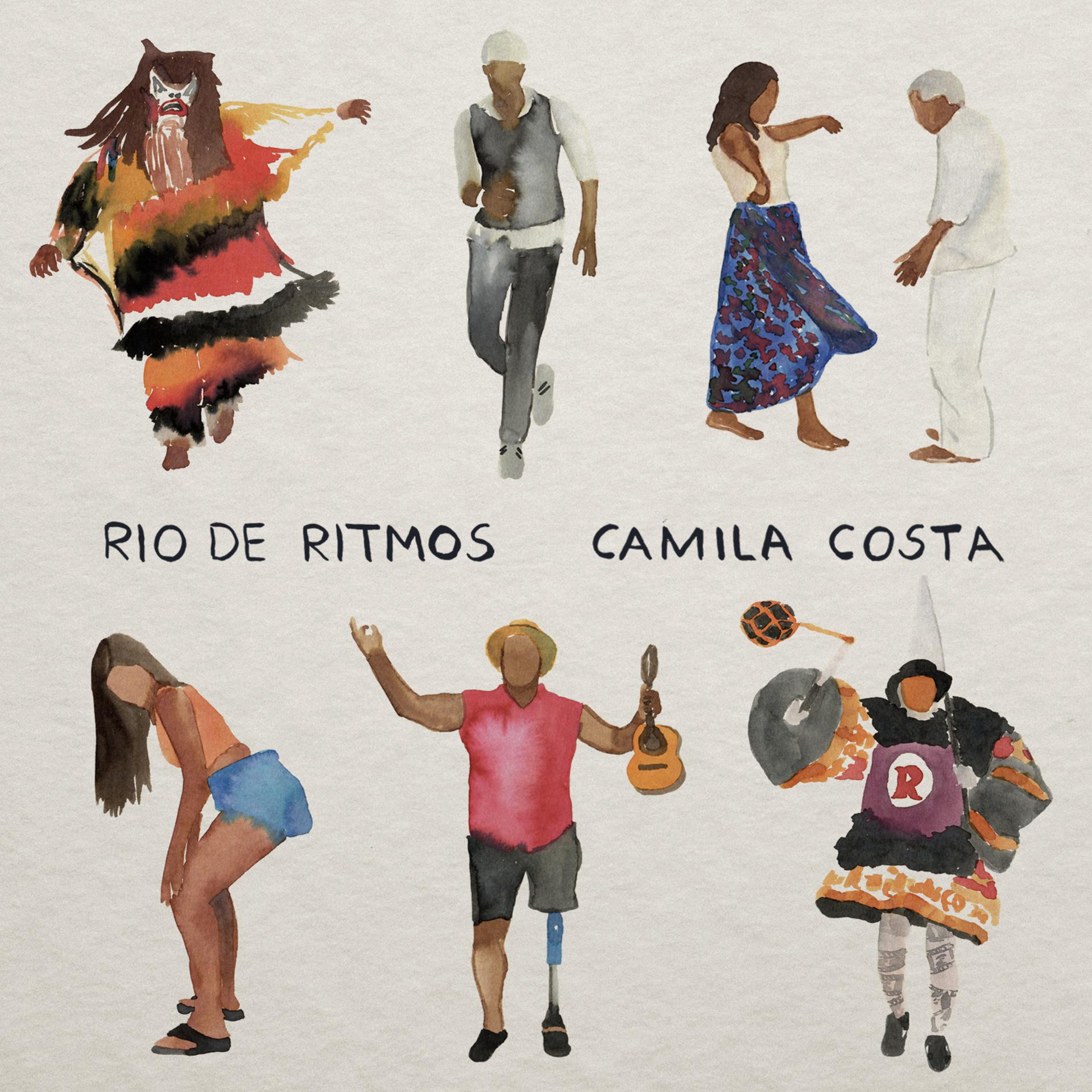 Постер альбома Rio de Ritmos: Magos Reis / Jongo das Almas / Feitiço e Oração / Os Clóvies vem Chegando - Bate Bola / Dançar o Charme / Meu Funk é Maculelê