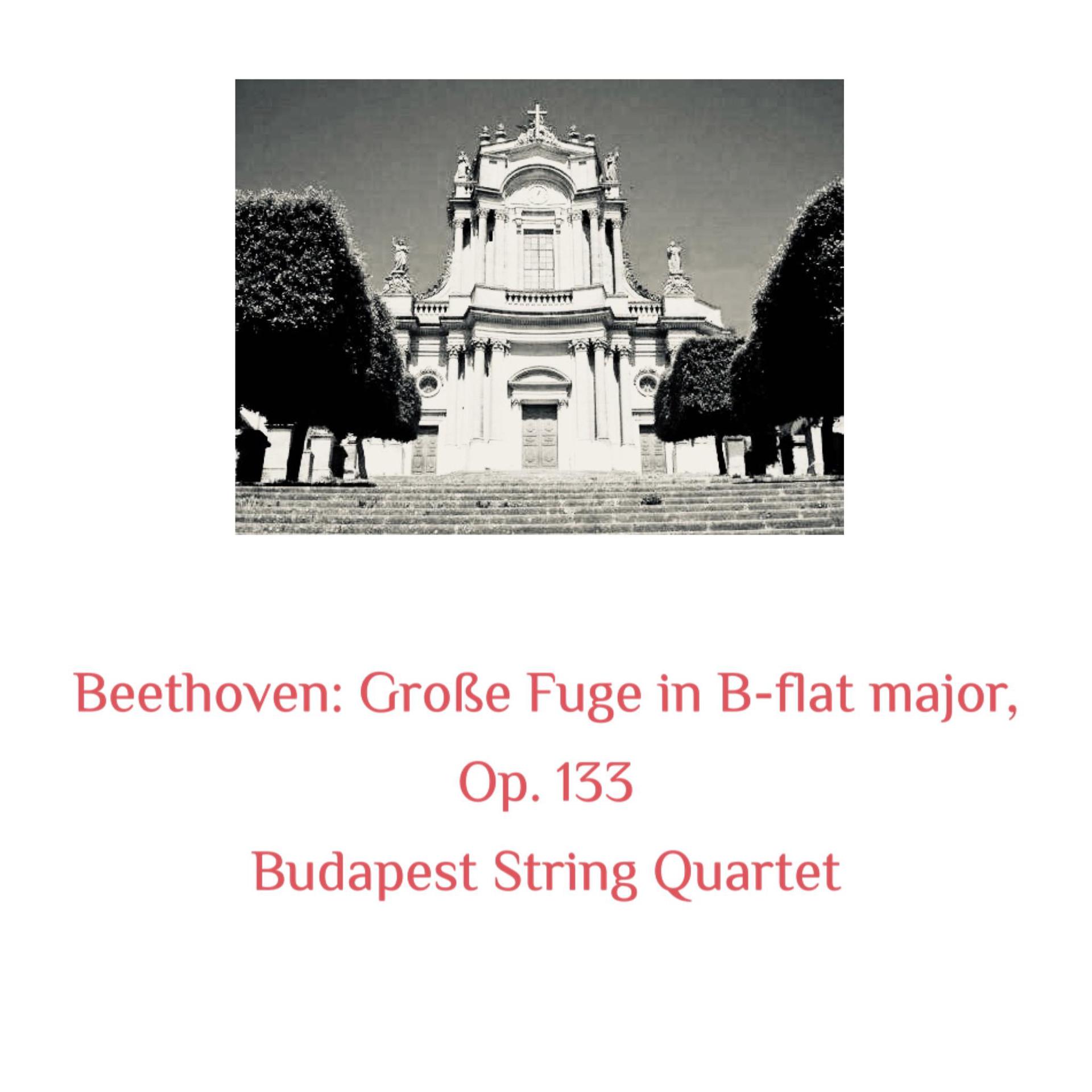 Постер альбома Große Fuge in B-Flat Major, Op. 133