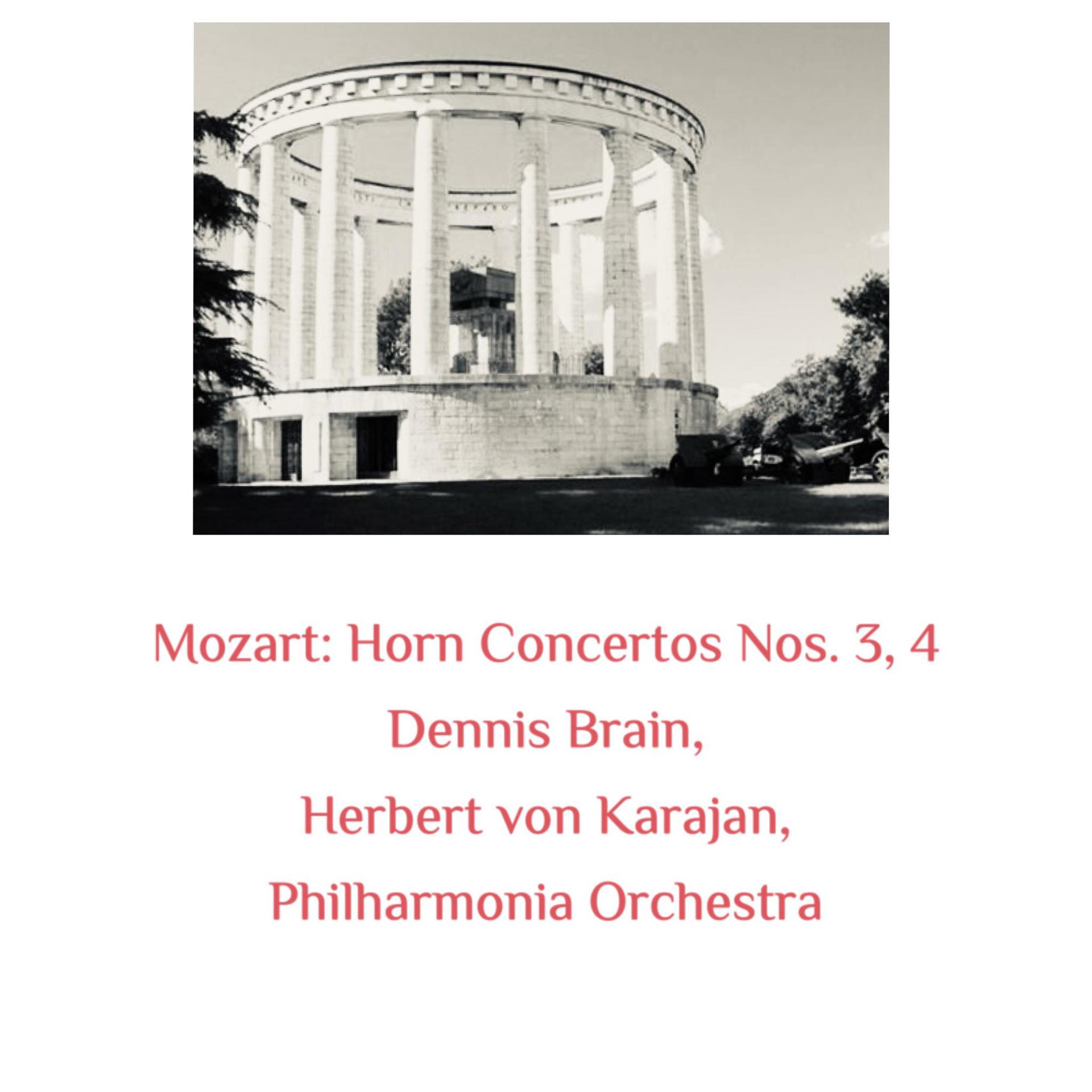 Постер альбома Mozart: Horn Concertos Nos. 3, 4