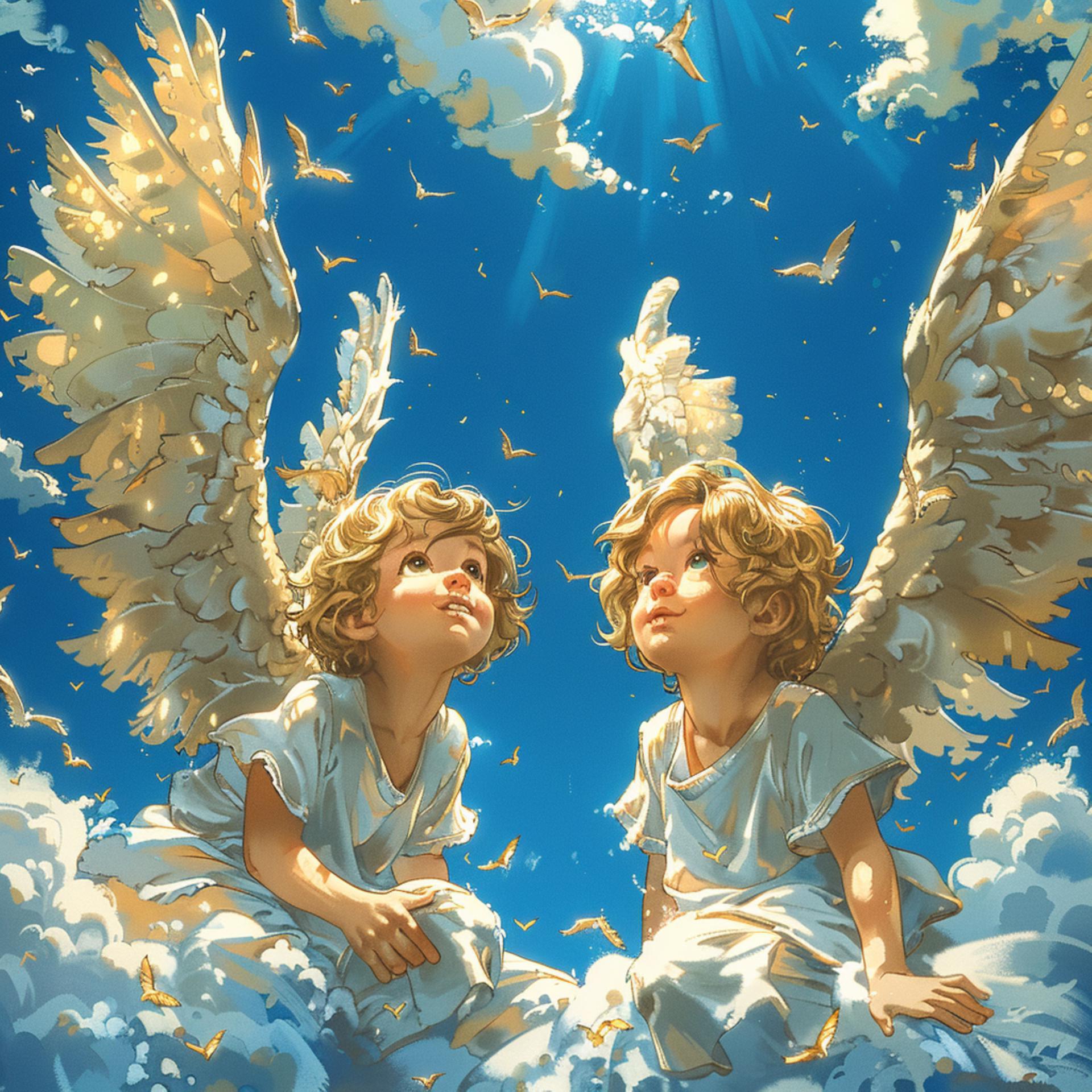 Постер альбома Ангелы в небе