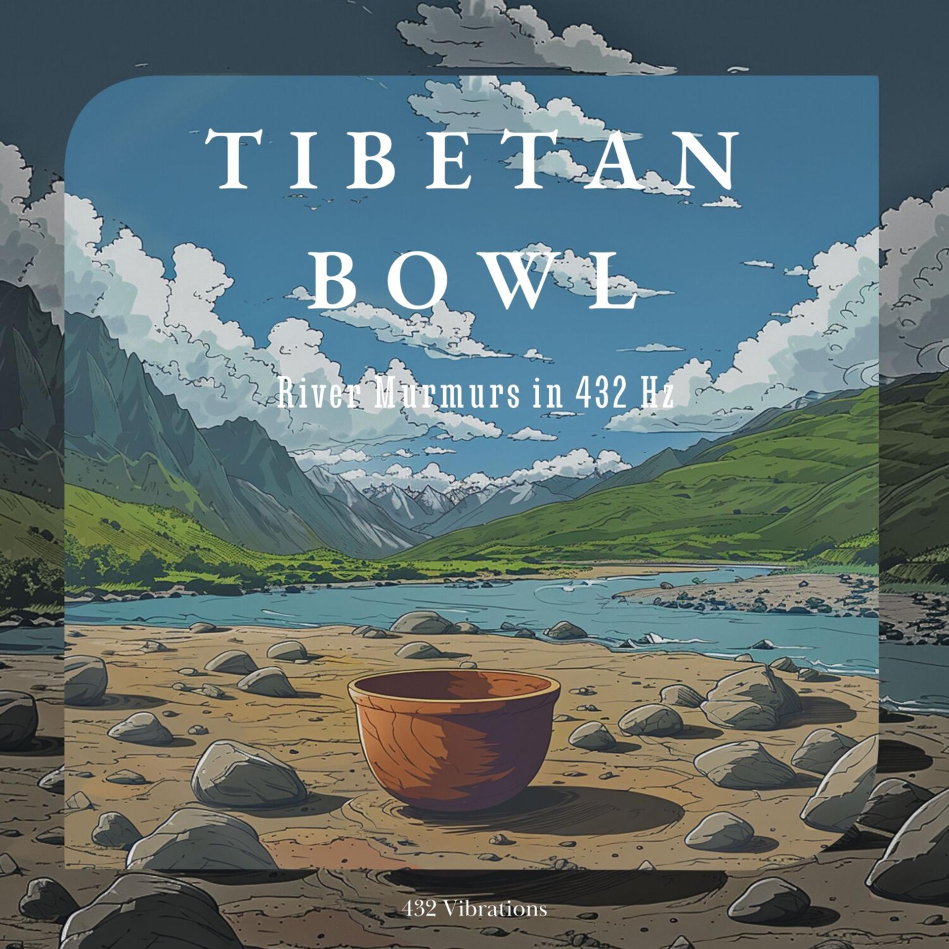 Постер альбома Tibetan Bowl River Murmurs in 432 Hz