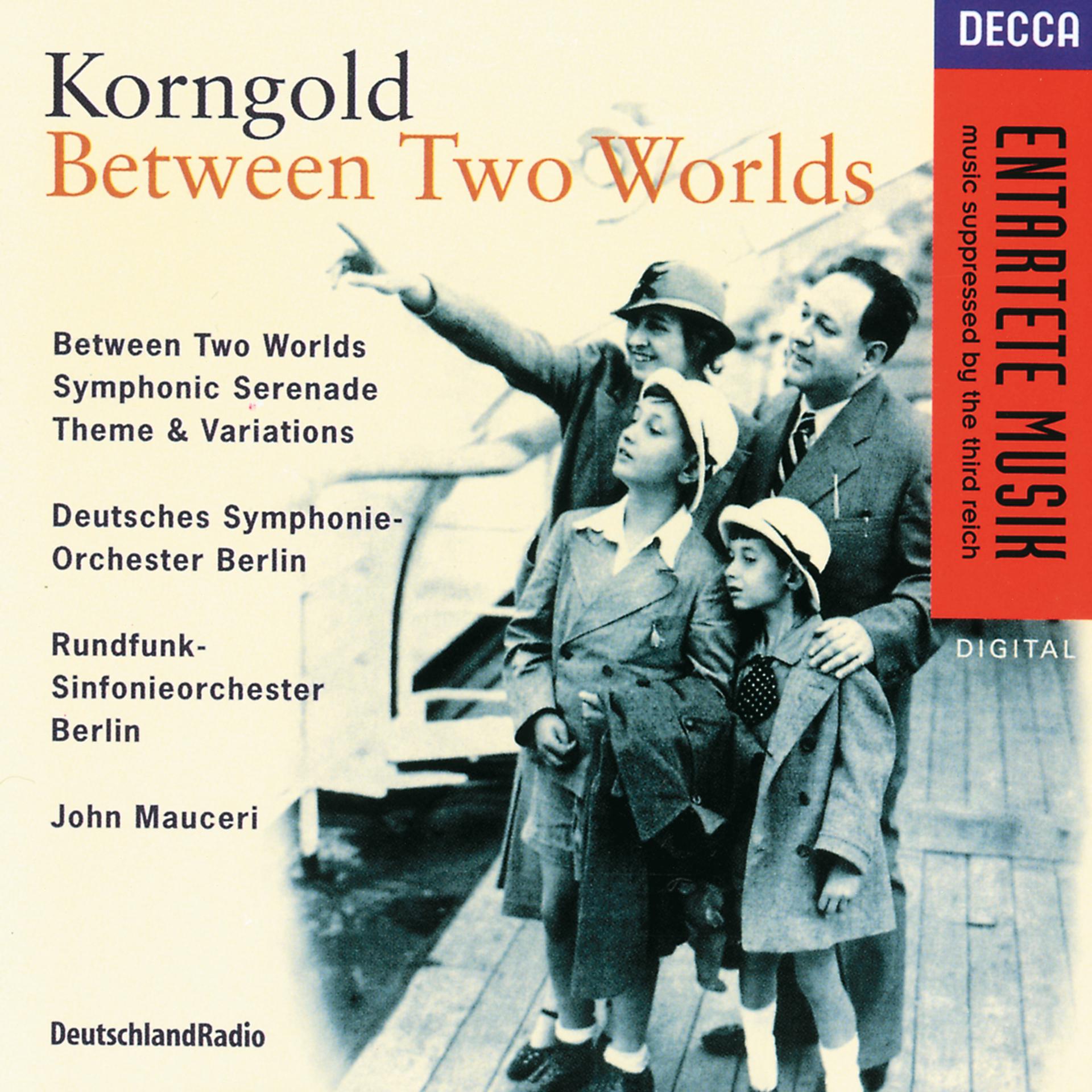 Постер альбома Korngold: Between Two Worlds/Symphonic Serenade/Theme &