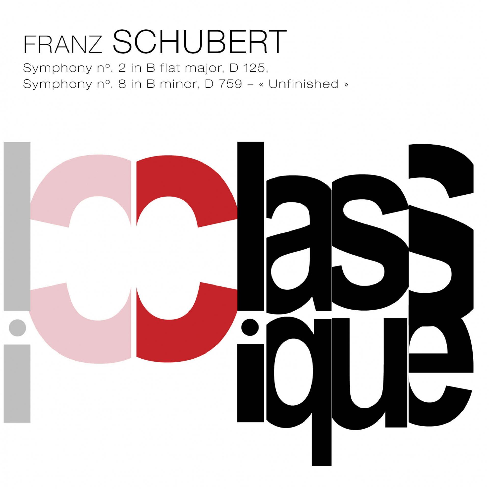 Постер альбома Schubert: Symphony No. 2, D. 125 & Symphony No. 8, D. 759