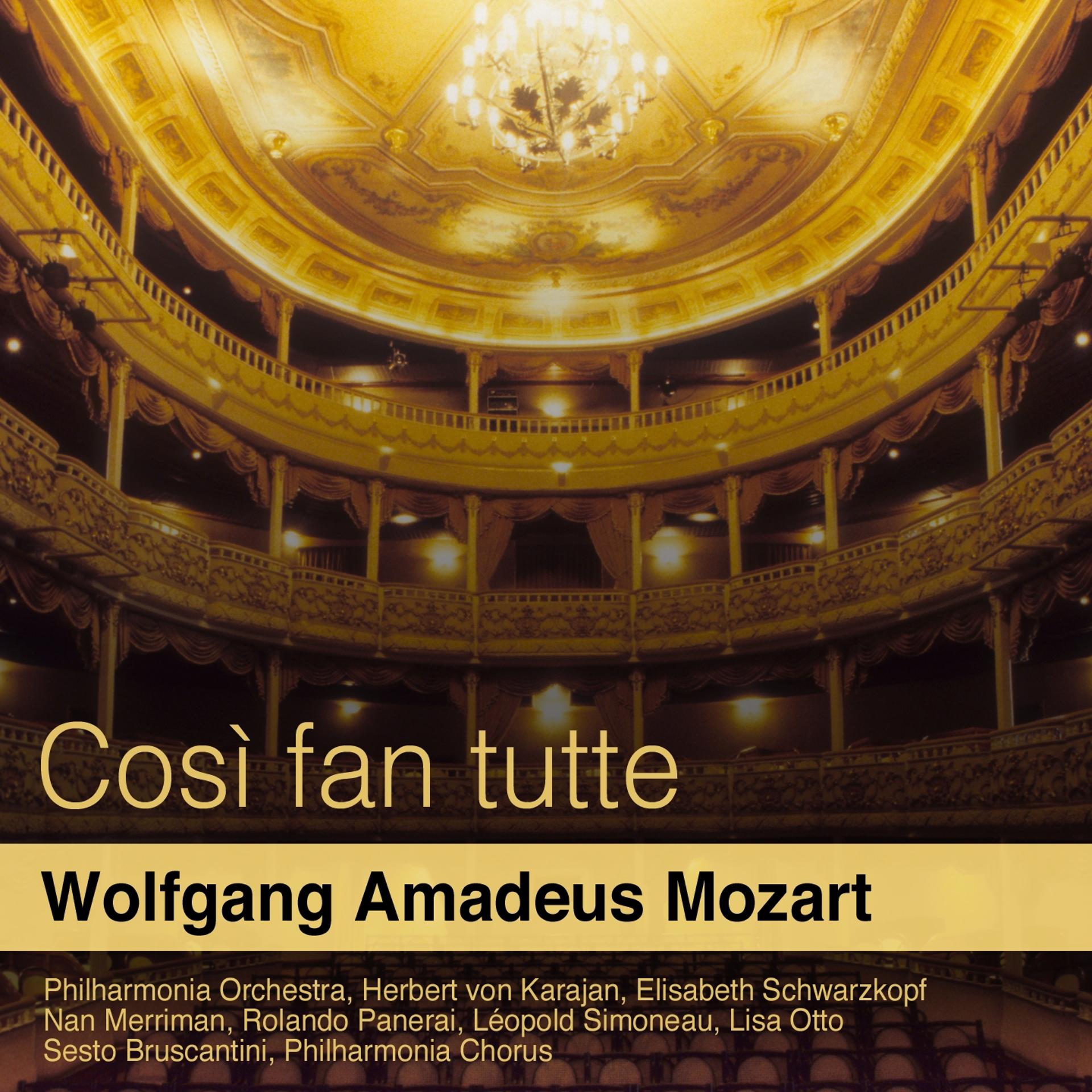 Постер альбома Mozart: Così fan tutte, K. 588